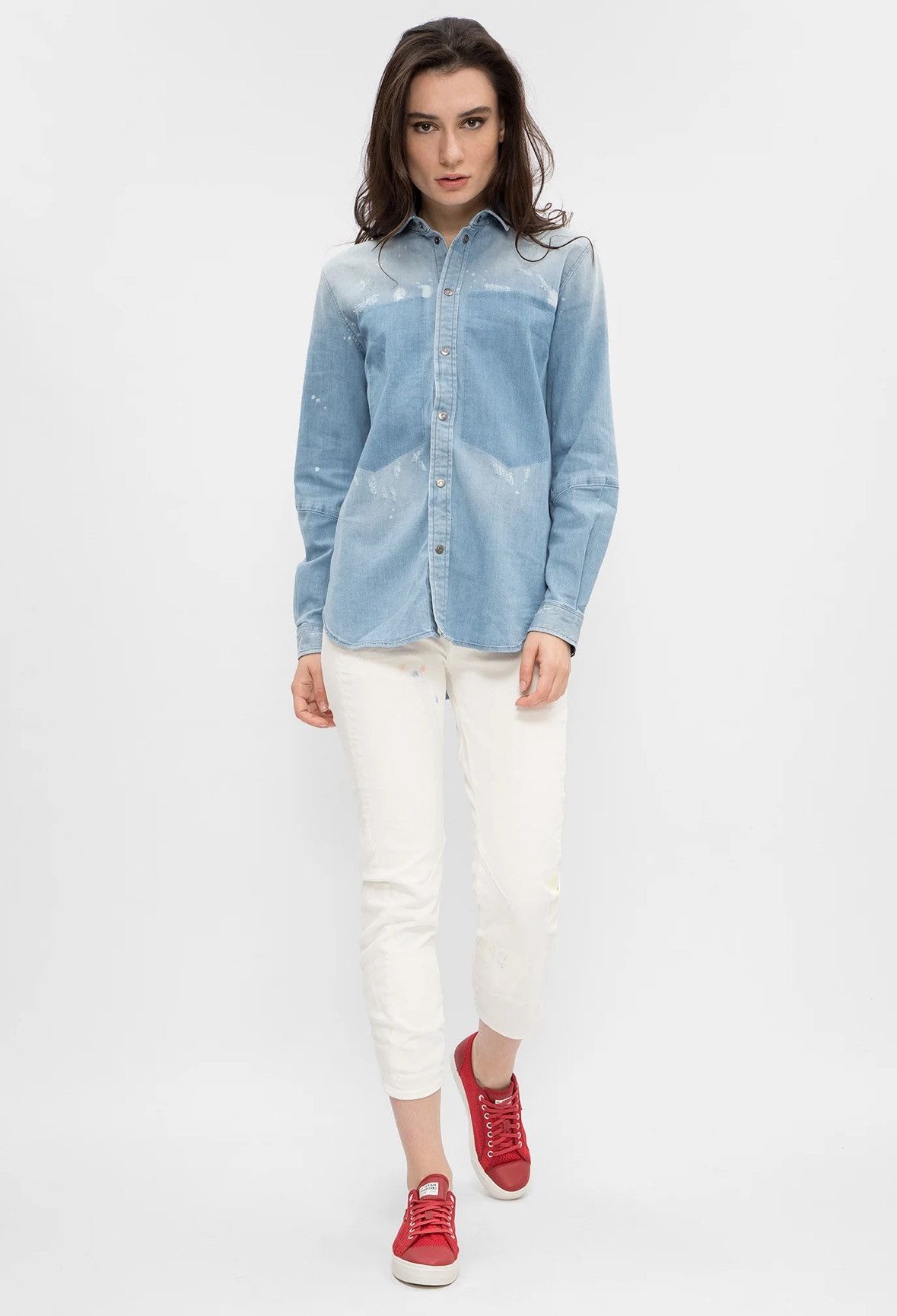 G-Star NWT🏷️ G-Star Modern ARC 3D Boyfriend Fit Shirt Long Sleeve Size S / US 4 / IT 40 - 5 Thumbnail