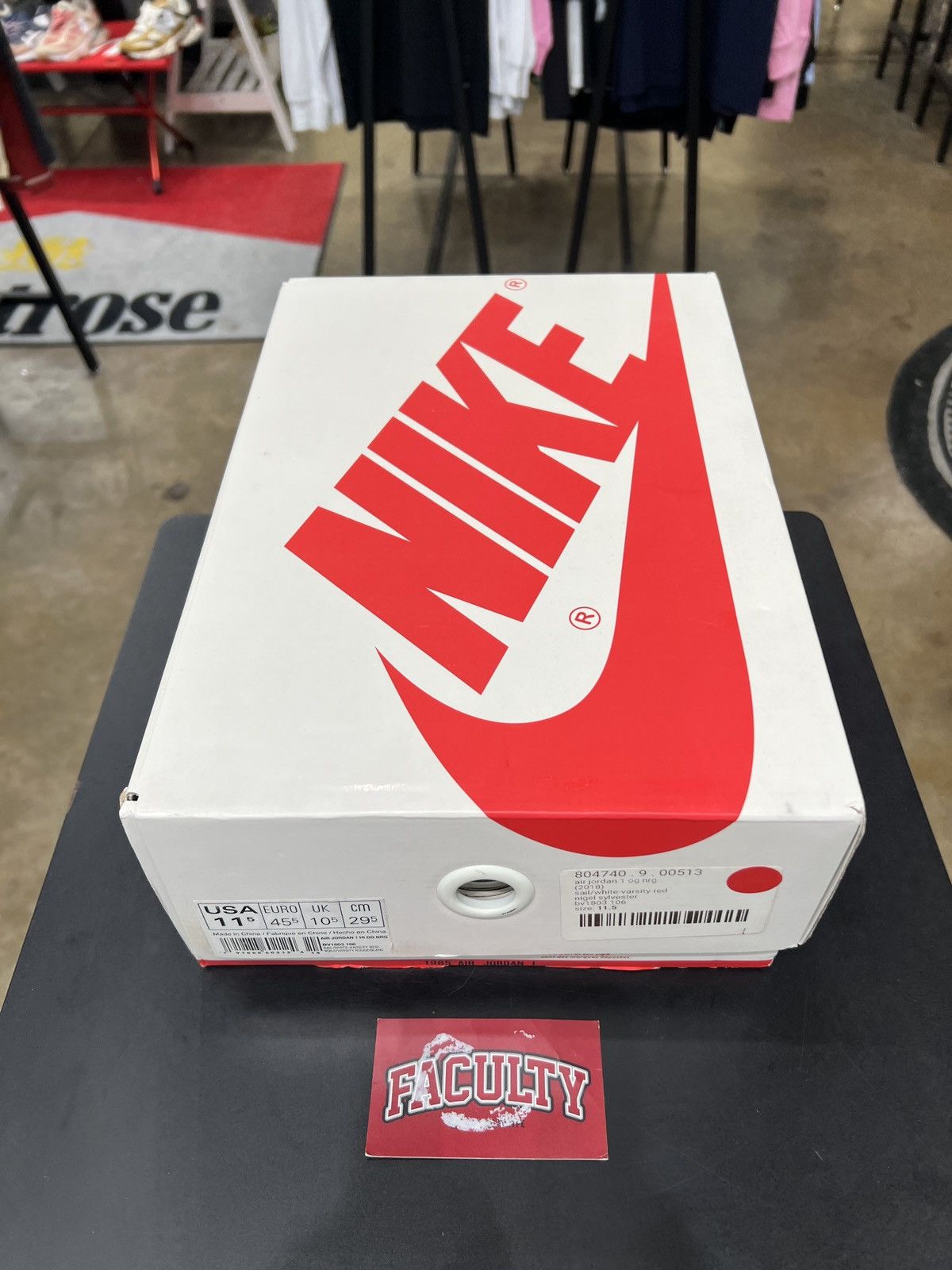 Jordan Brand Jordan 1 High Nigel Sylvester Size 11.5 (2018) Size US 11.5 / EU 44-45 - 13 Thumbnail