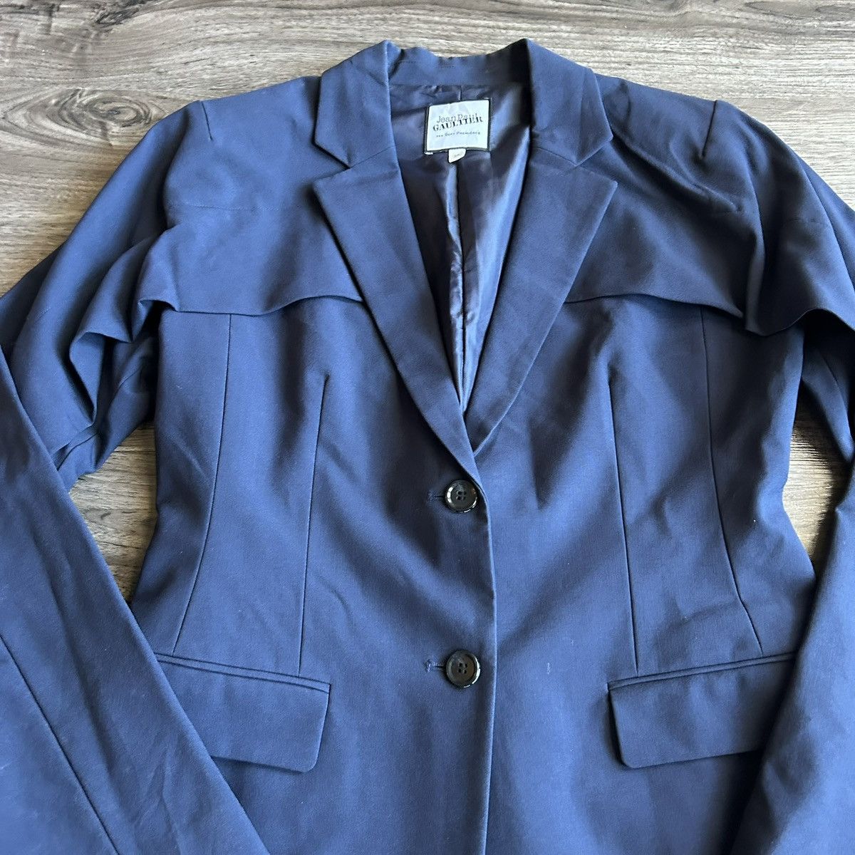 Jean Paul Gaultier Jean Paul Gaultier Sept Premieres Navy Blazer Sz 38 Size M / US 6-8 / IT 42-44 - 2 Thumbnail