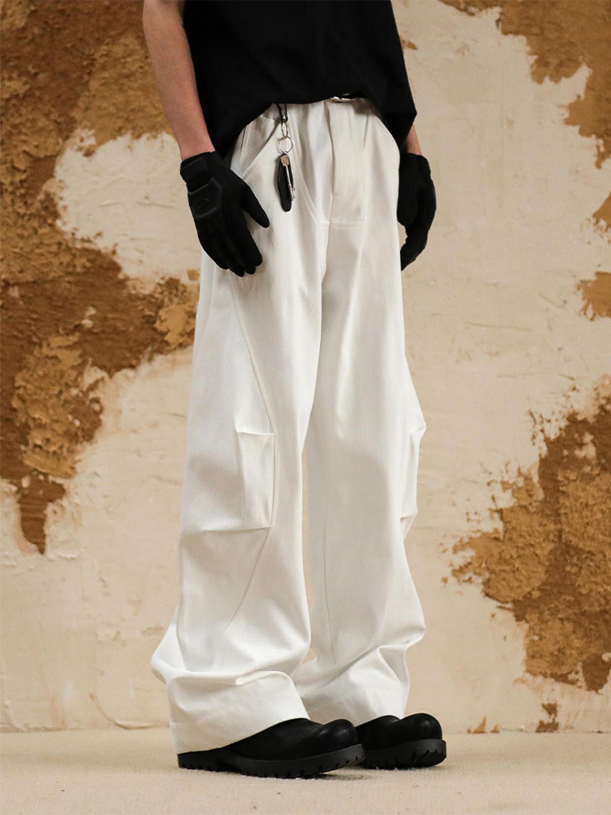 Japanese Brand Oversized Wide-Leg Pleated Pants Size US 32 / EU 48 - 2 Thumbnail