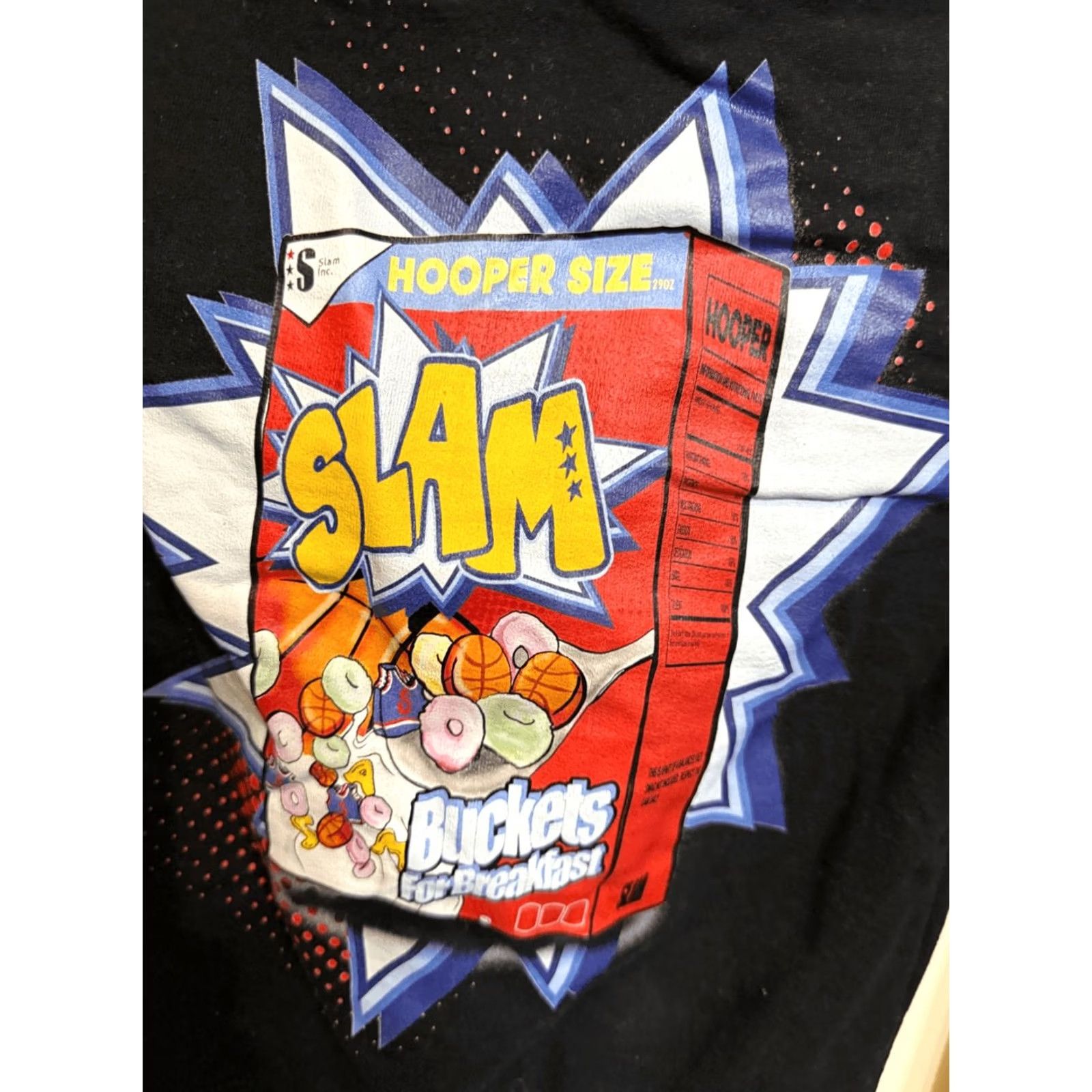 Vintage Slam Goods Unisex Hoodie For Breakfast Graphic Pullover Black Small Size US S / EU 44-46 / 1 - 4 Thumbnail