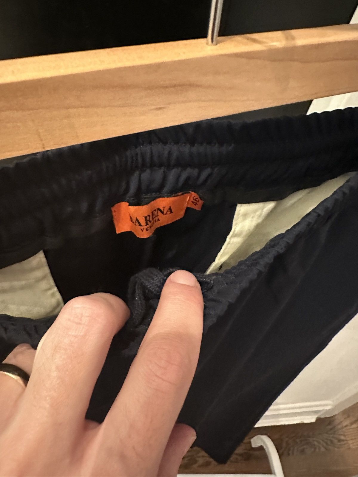 Barena Navy Tosadoe Trousers size 46 Size US 31 - 3 Thumbnail