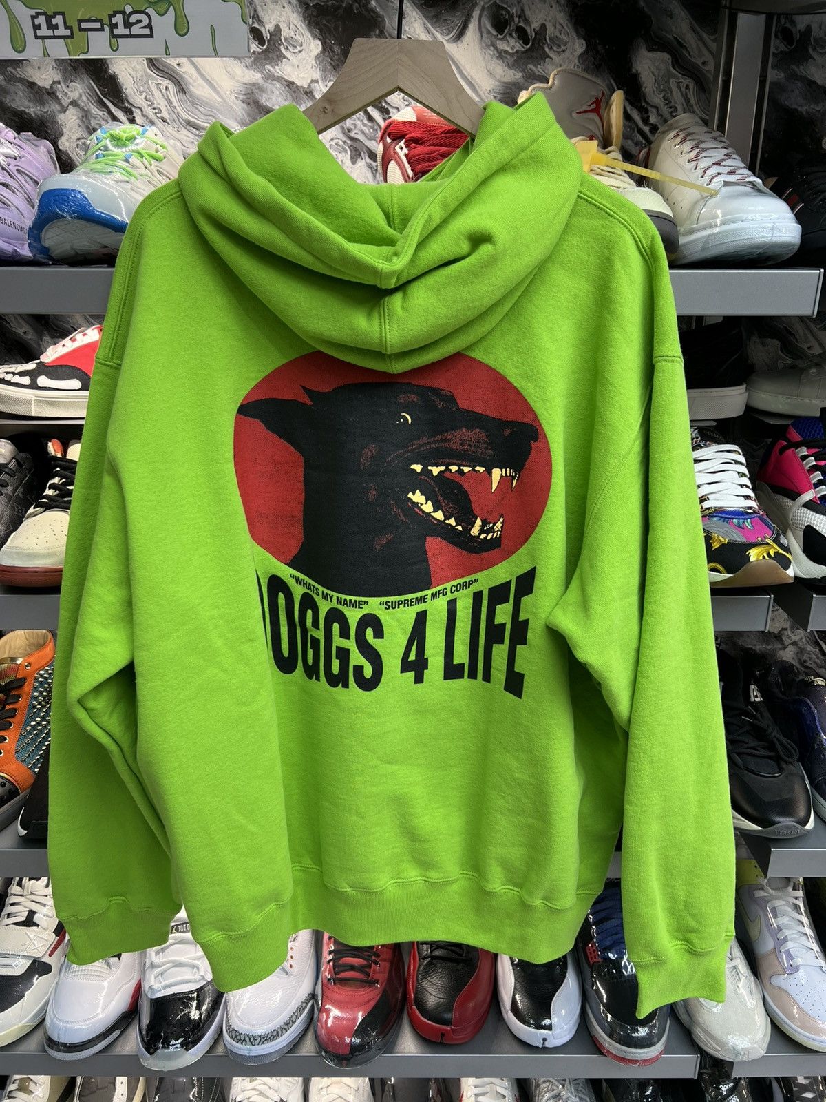 Supreme Supreme Doggs Slime Hoodie Size US XL / EU 56 / 4 - 2 Thumbnail
