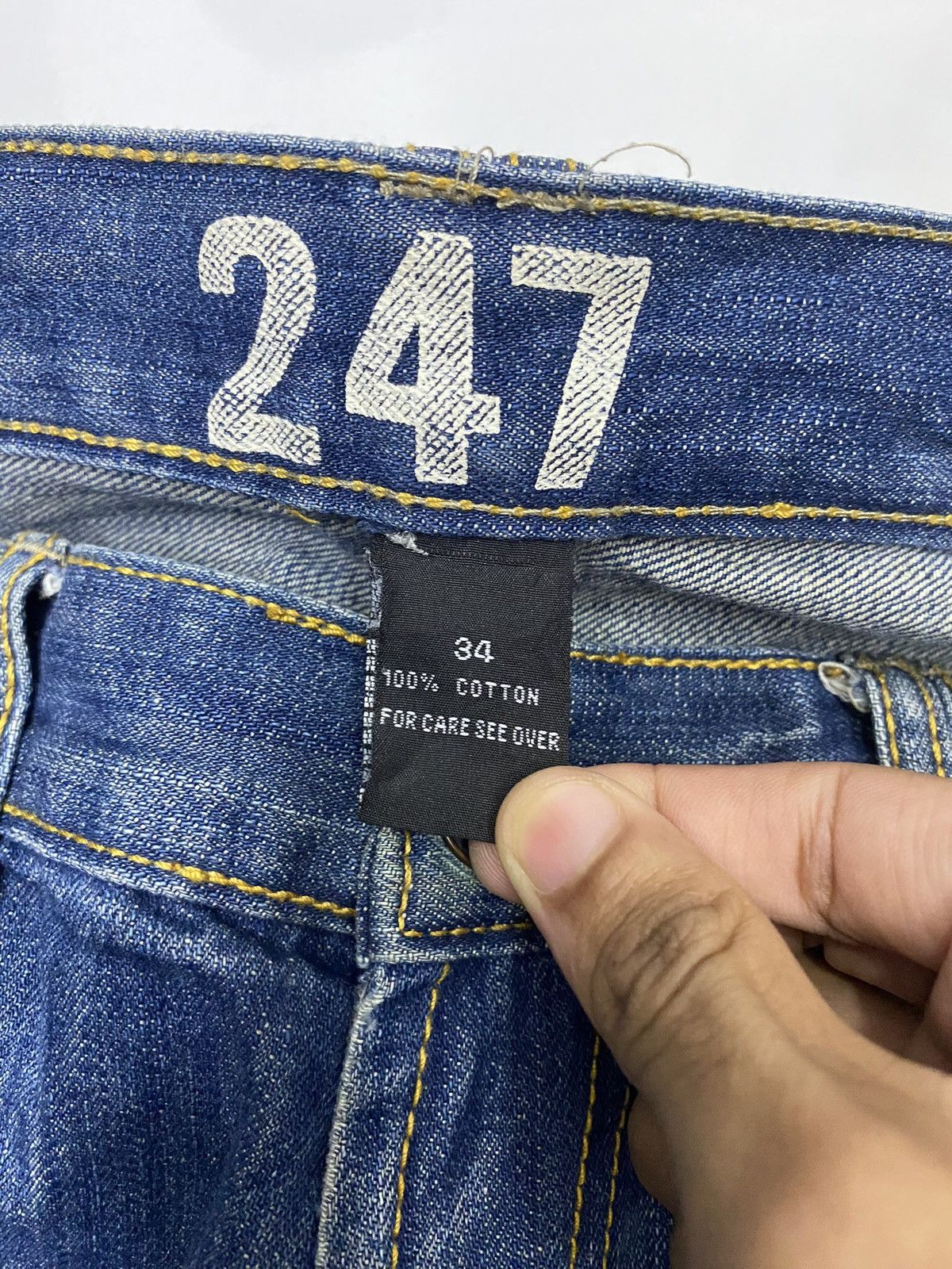 Hysteric Glamour FLARE JEANS SNUFF 247 DISTRESSED DENIM JEANS RARE Size US 34 / EU 50 - 9 Thumbnail
