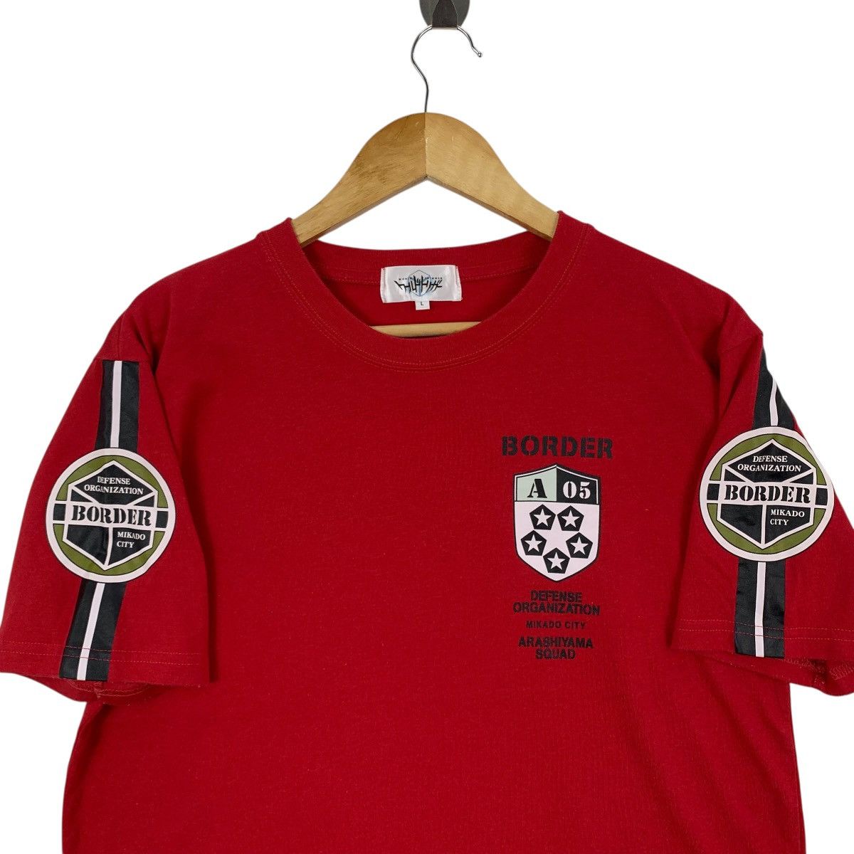 Vintage WORLD TRIGGER Arashiyama Squad Anime Short Sleeve Tshirt Size US L / EU 52-54 / 3 - 2 Thumbnail