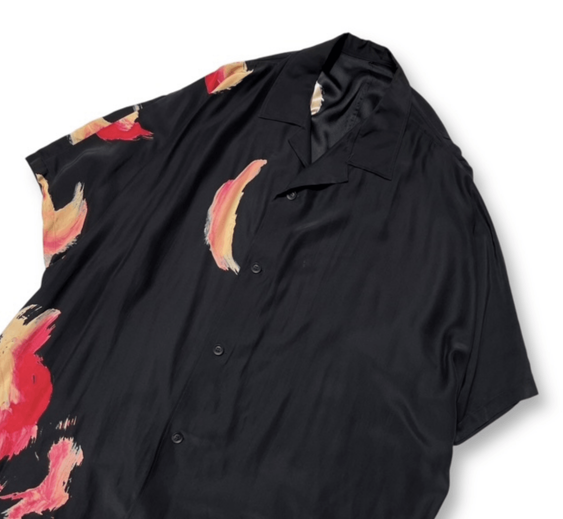 Yohji Yamamoto Yohji Yamamoto Pour Homme - Silk flavor s/s shirt Size US L / EU 52-54 / 3 - 3 Thumbnail