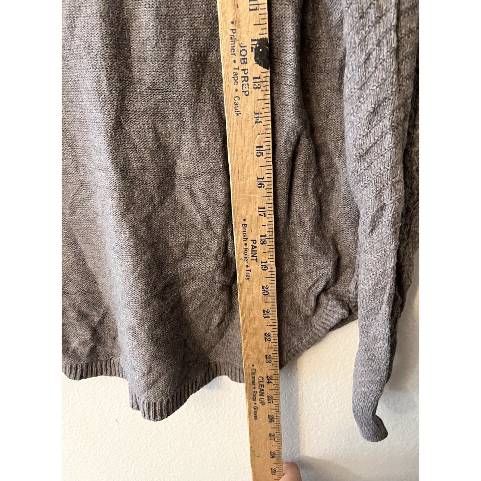Vintage VINTAGE Sonoma Wmns Size M Loose Knit V-Neck Brown Tan Sweater Long Sleeve Size M / US 6-8 / IT 42-44 - 4 Thumbnail