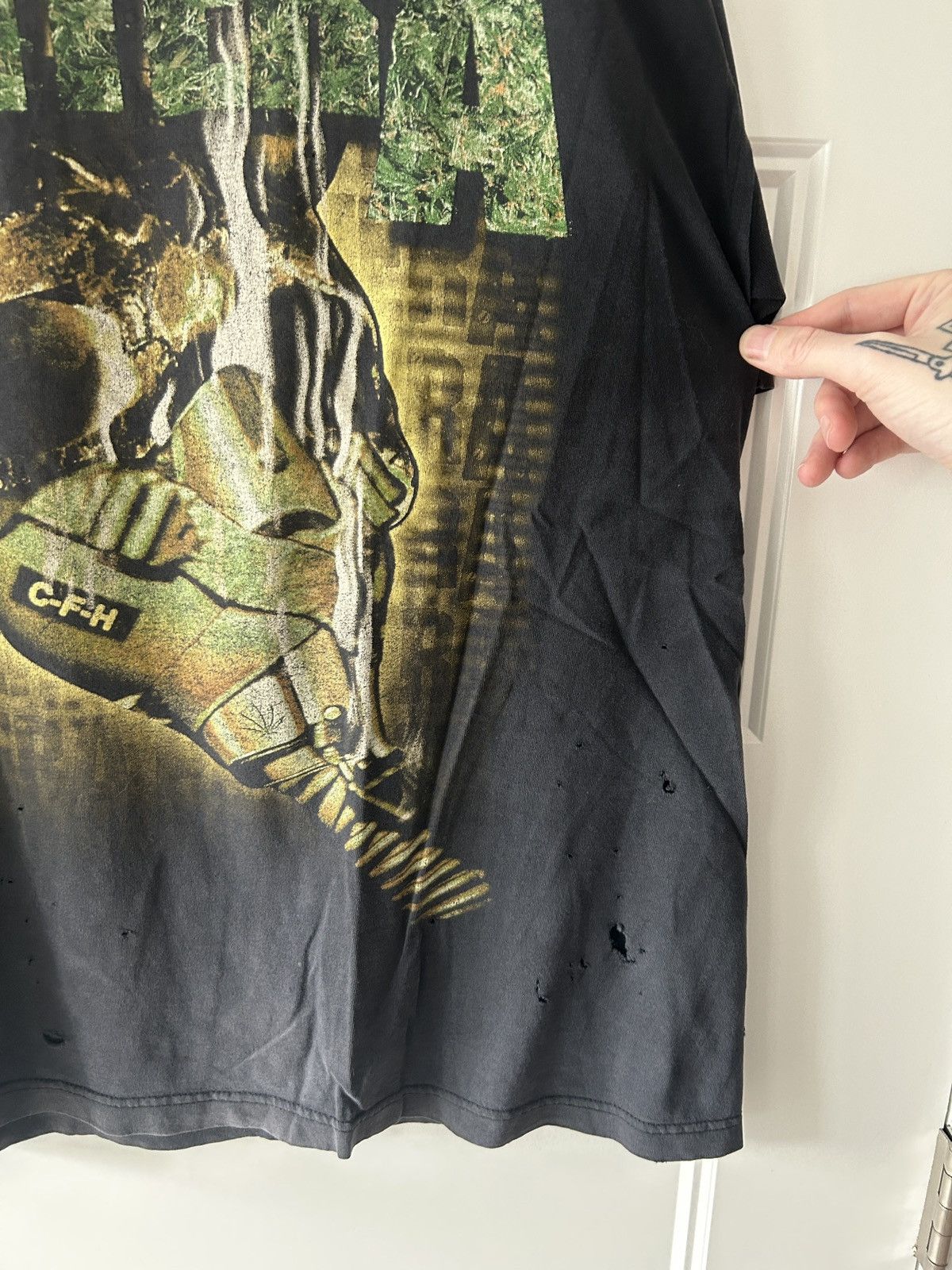 Vintage 1999 Pantera Cowboys from Hell Shirt Size US L / EU 52-54 / 3 - 4 Thumbnail