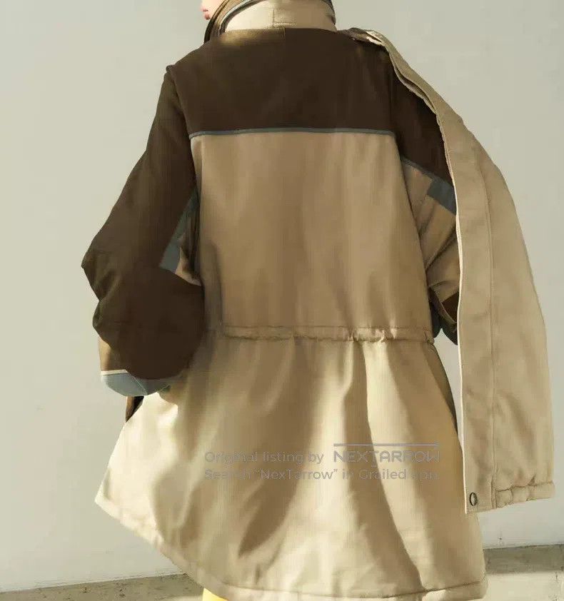 Martine Rose Martine Rose Contrasting mid-length irregular cotton trenc Size S / US 4 / IT 40 - 6 Thumbnail