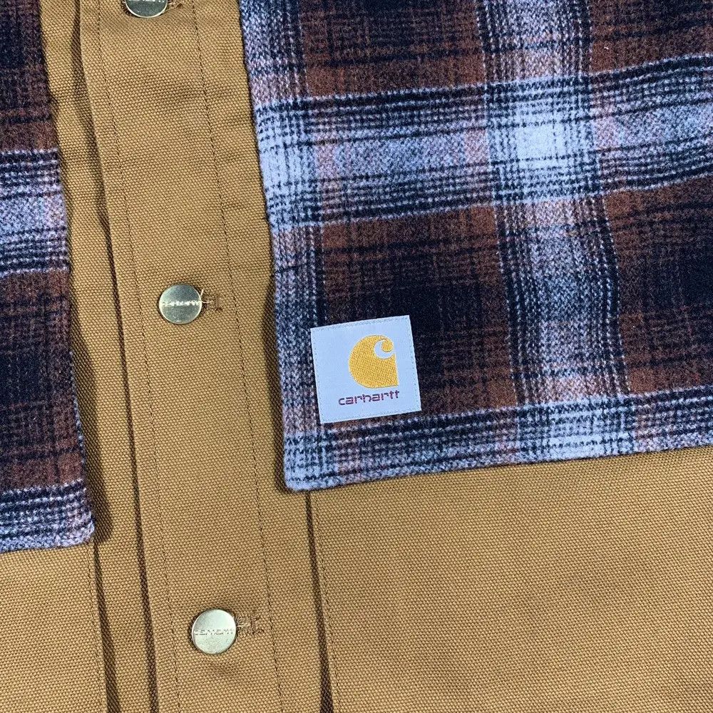 Carhartt CARHARTT HIGHLAND JACKET DENIM WOOL AMERICAN STYLE Size US S / EU 44-46 / 1 - 5 Thumbnail