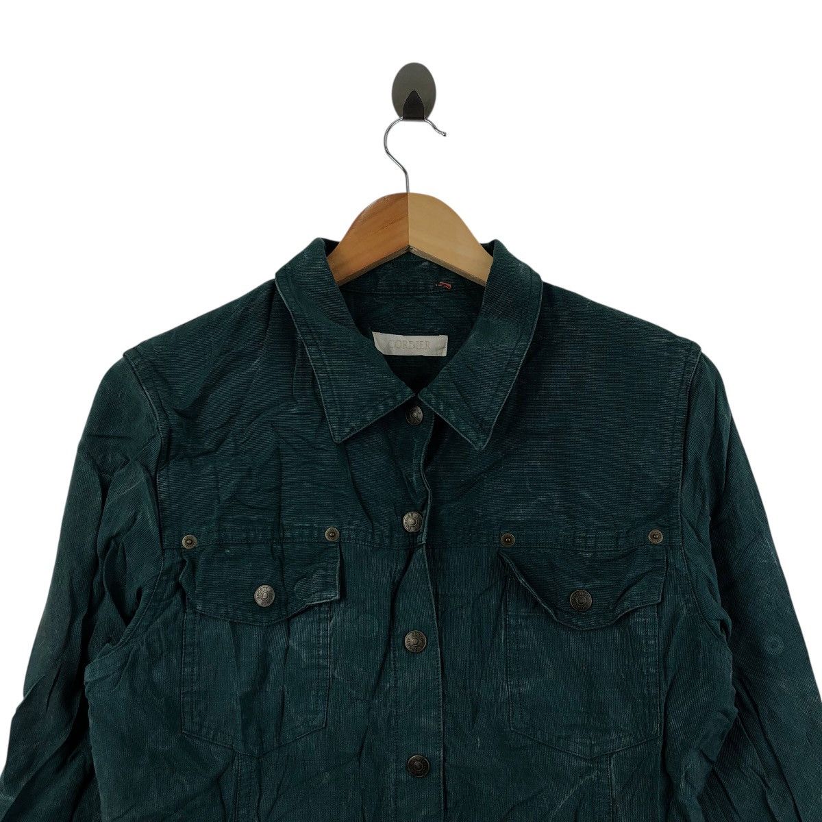 Other CORDIER Made In JAPAN Denime Pocket Shirts Size US L / EU 52-54 / 3 - 3 Thumbnail