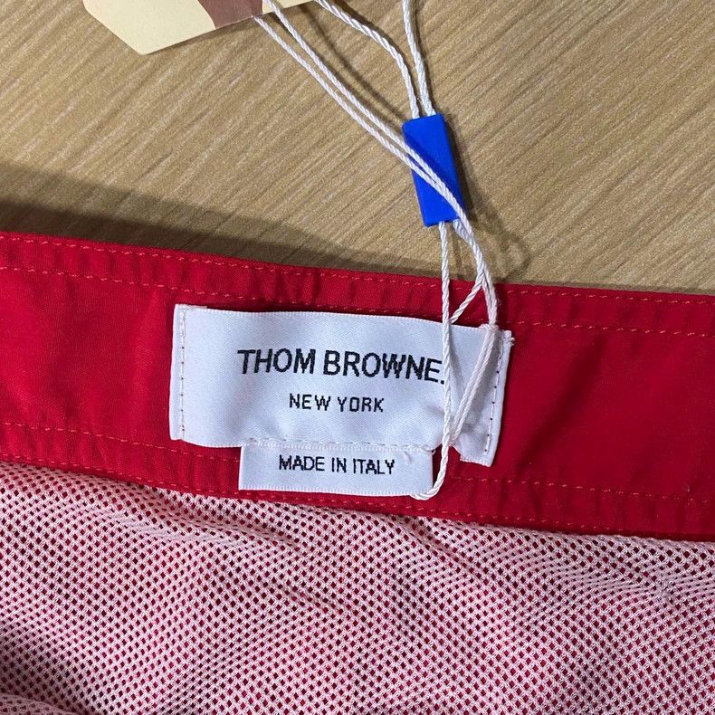 Thom Browne Thom Browne Size 4 Red four-bar trousers 2506-Nextarrow Size US 33 - 4 Thumbnail
