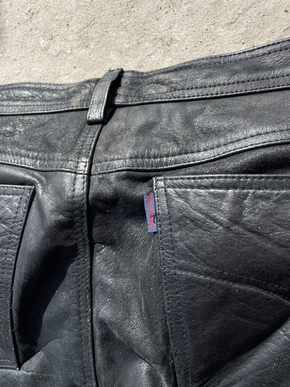 Genuine Leather Leather Vintage Avant Garde Y2K Hype Opium Pants Offset Size US 34 / EU 50 - 10 Thumbnail