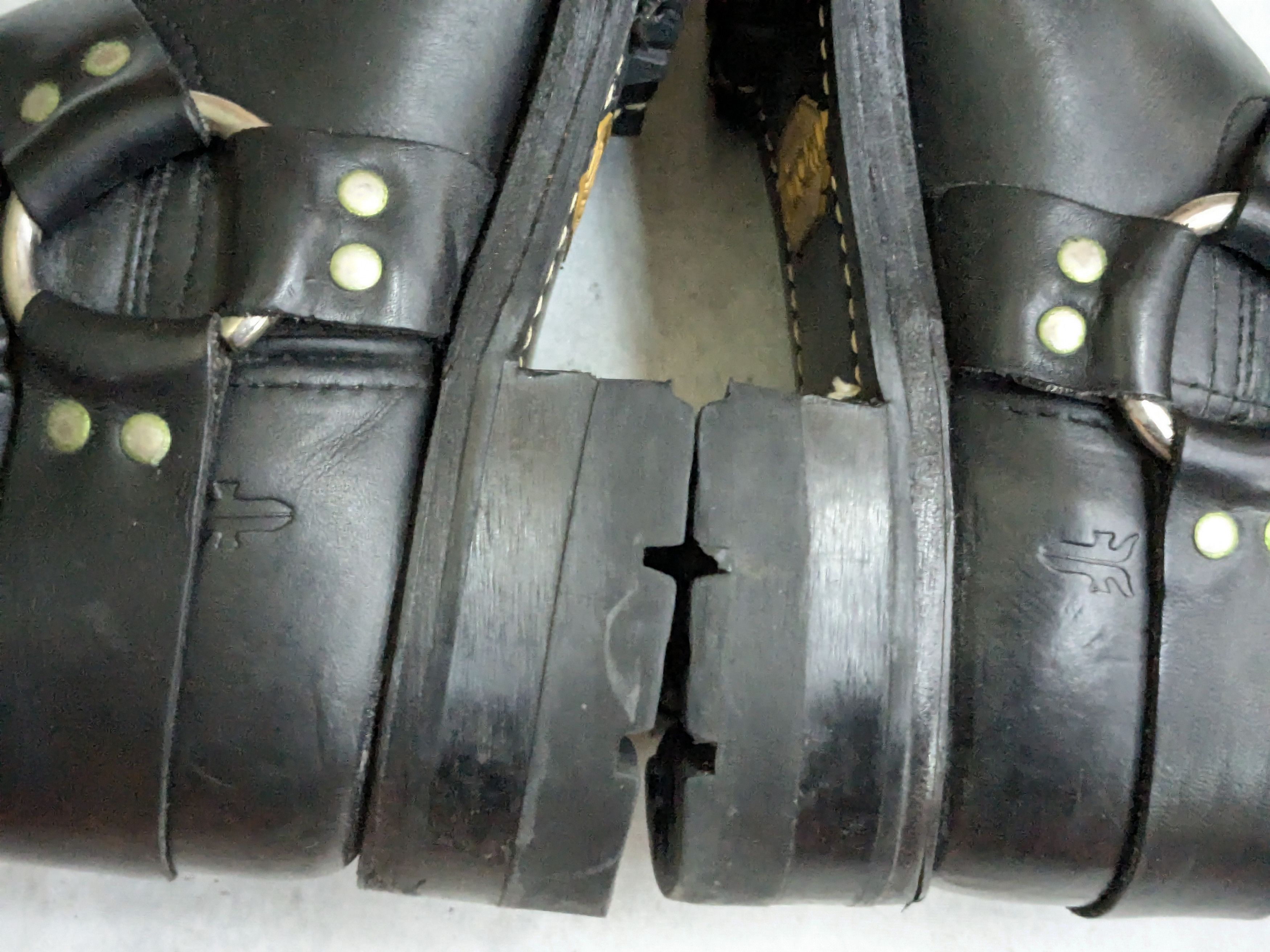 Frye Frye Harness Boots Black Leather 10.5 M Vibram Size US 10.5 / EU 43-44 - 6 Thumbnail