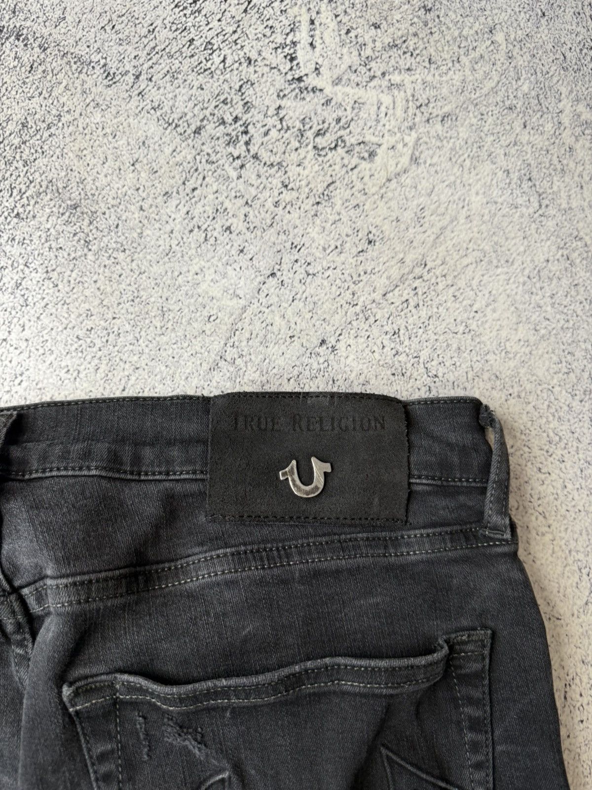 Japanese Brand Vintage True Religion Black Jeans Chief Keef Awant Garde Size US 36 / EU 52 - 4 Thumbnail