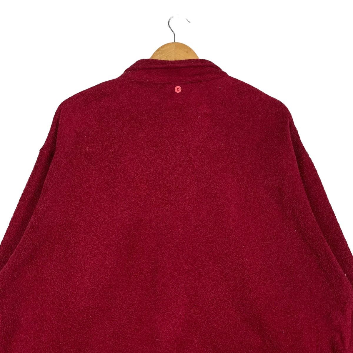 Japanese Brand TARZAN Red Fleece Jacket #1065-C48 Size US L / EU 52-54 / 3 - 8 Thumbnail