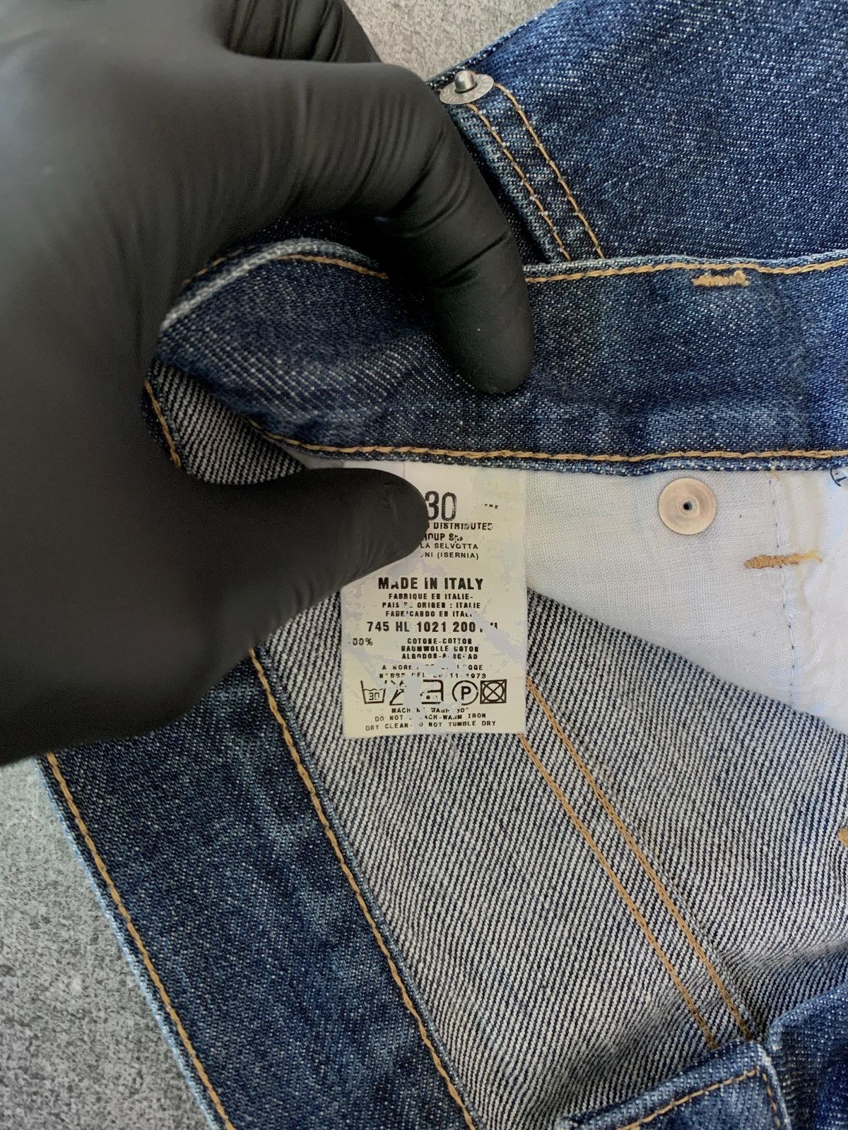Helmut Lang FREE TAX! 2000s Cargo Denim Jeans Size US 30 / EU 46 - 11 Thumbnail