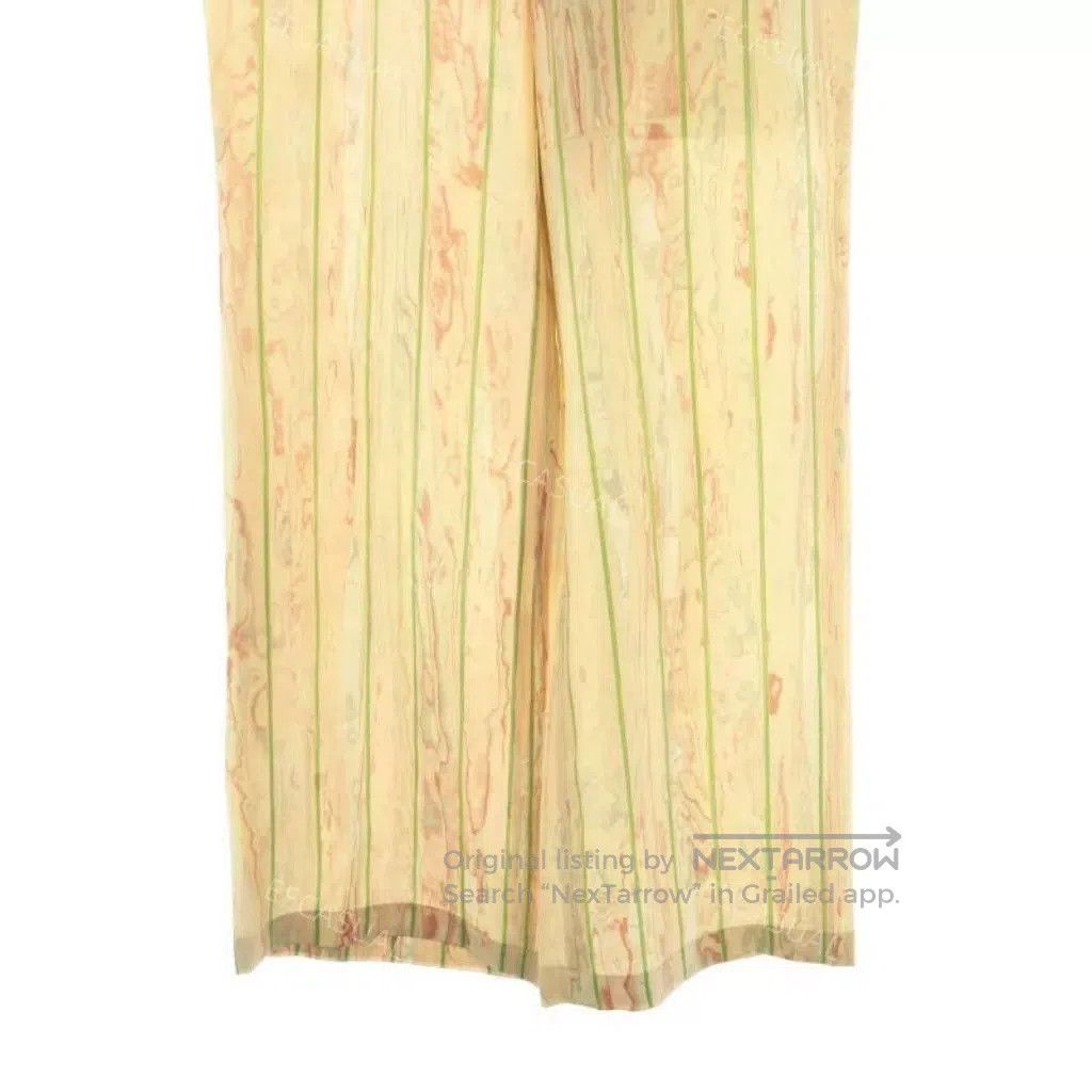 Other Beige Marble Pattern Silk Trousers. Size 24" / US 00 / IT 34 - 4 Thumbnail