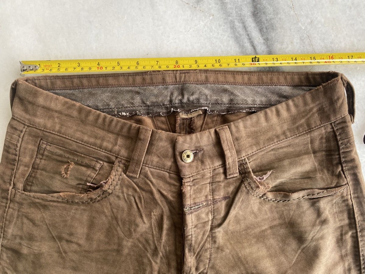 Marithe + Francois Girbaud MFG Distressed Whisky Brown Jeans Size US 32 / EU 48 - 5 Thumbnail