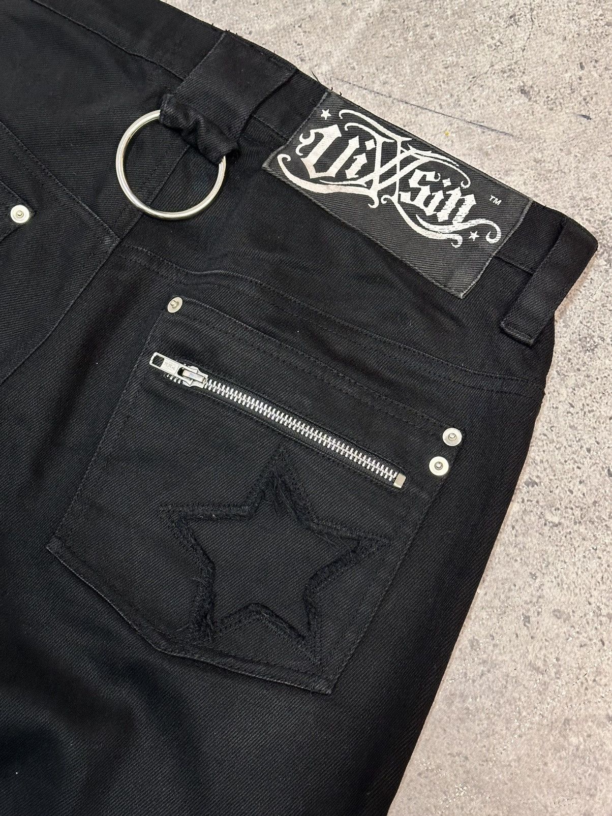 Gotcha Vixxsin gothic black denim pants Y2K punk streetwear Size US 34 / EU 50 - 14 Thumbnail