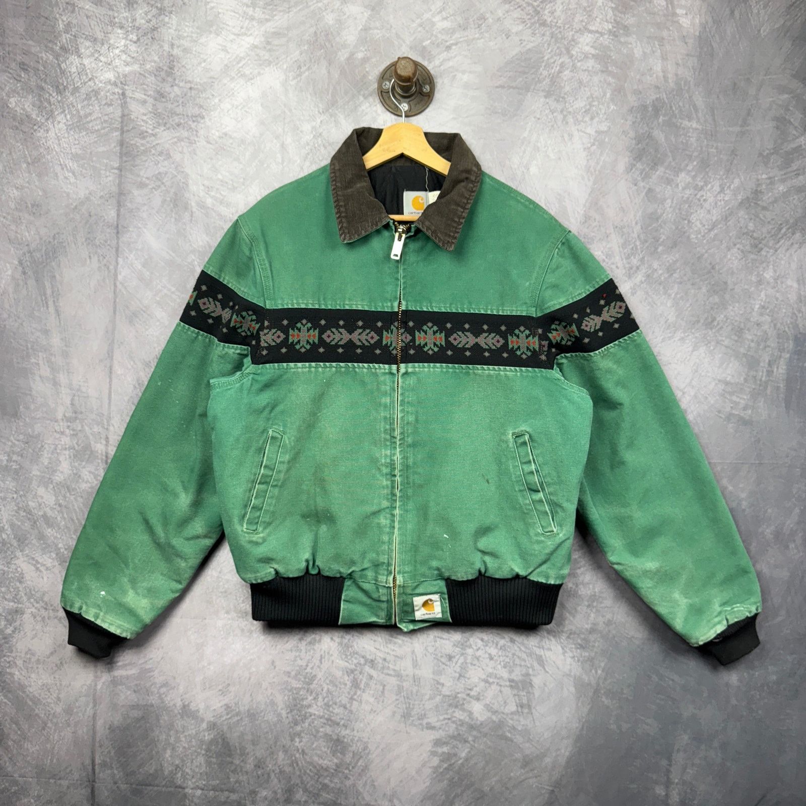 Carhartt × Carhartt Wip 1990's Carhartt Aztec Santa Fe Jacket
