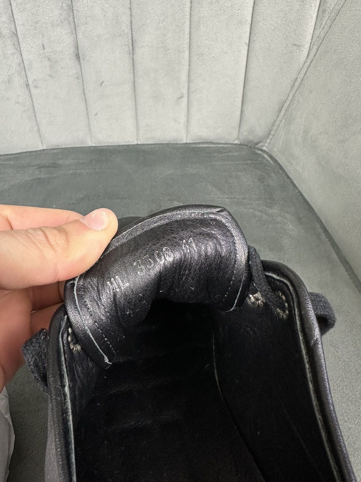 Armani × Emporio Armani Emporio Armani Leather Low Top Sneakers Shoes Men’s Black 41 Size US 8 / EU 41 - 17 Thumbnail