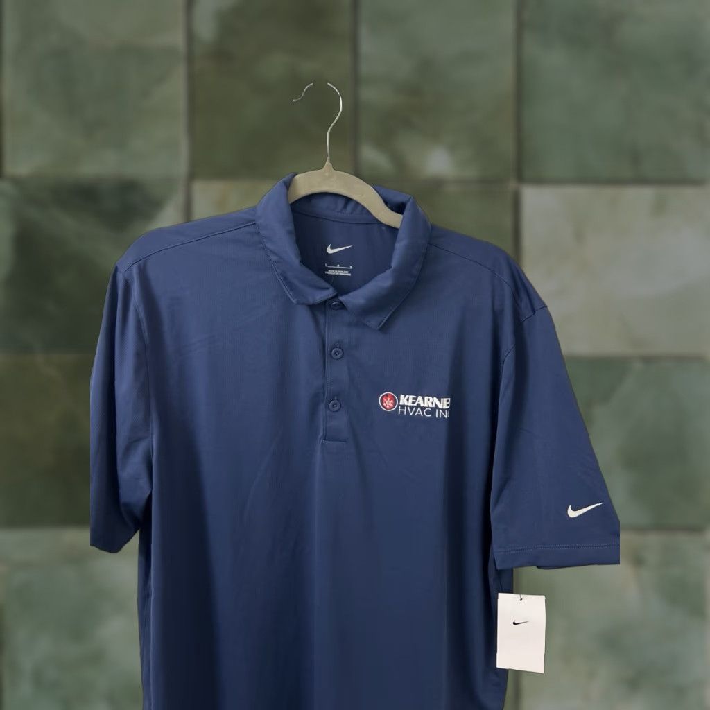 Nike Nike Golf Polo Shirt Mens L Navy Blue S/S 883681-410 NWT Size US L / EU 52-54 / 3 - 1 Thumbnail