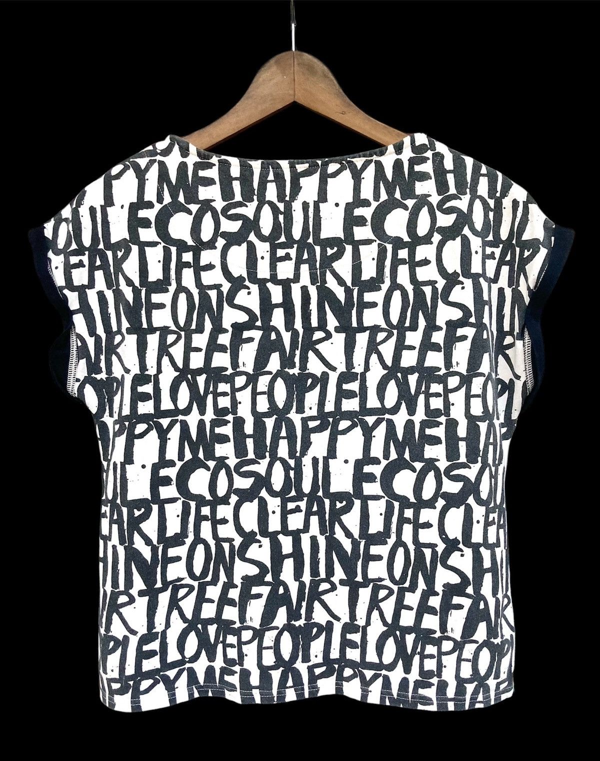 Designer Simeon Farrar Wording Tee Size S / US 4 / IT 40 - 2 Thumbnail