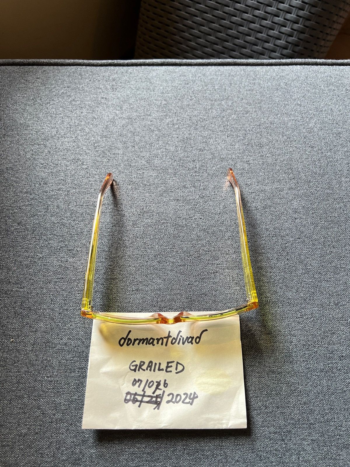 Sunnei SUNNEI GRADIENT YELLOW PROTOTIPO 1.1 SUNGLASSES Size ONE SIZE - 4 Thumbnail