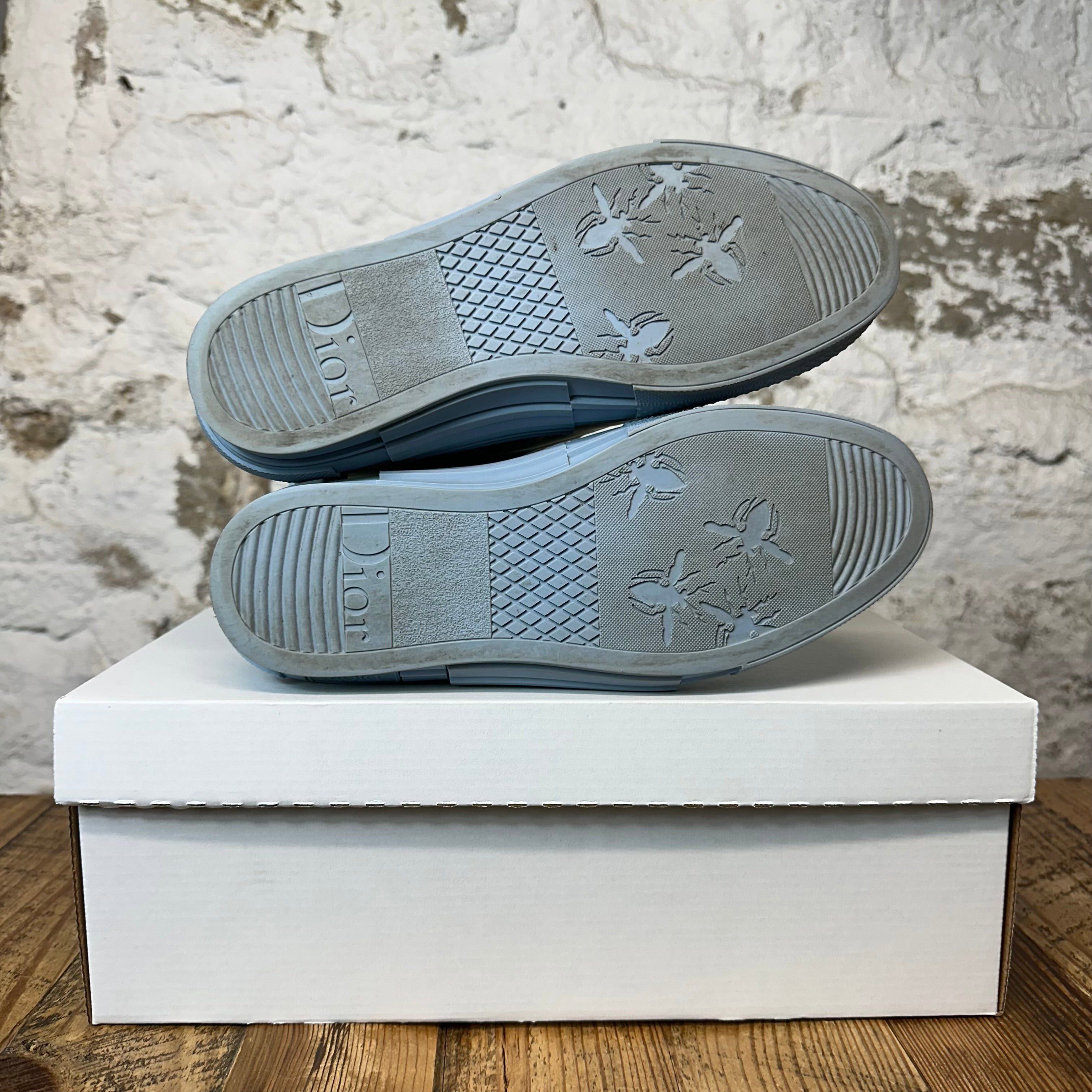 Dior Dior B23 High Oblique Light Blue Sneaker Sz 7 (40) Size US 7 / EU 40 - 4 Thumbnail