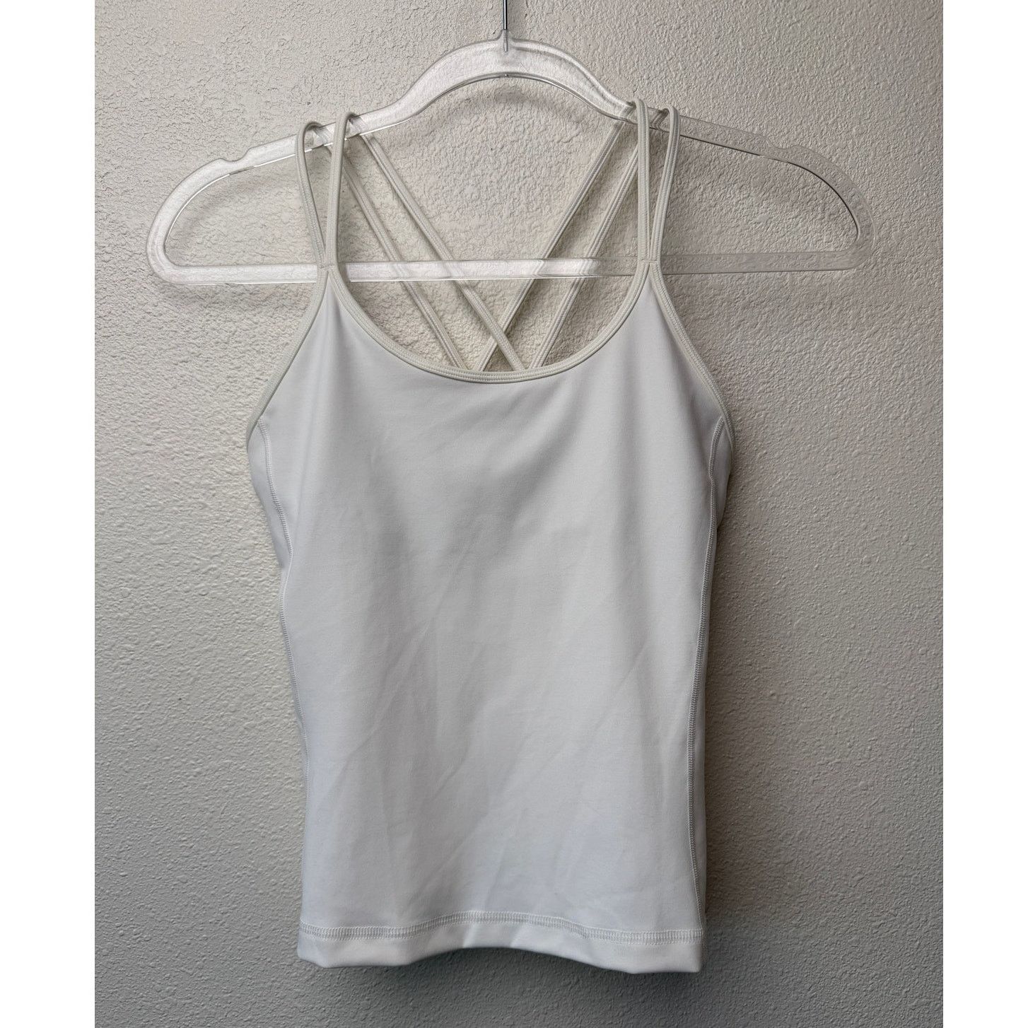 Lululemon Lululemon Free To Be Tank Nulu White Women 2 Size XS / US 0-2 / IT 36-38 - 1 Thumbnail
