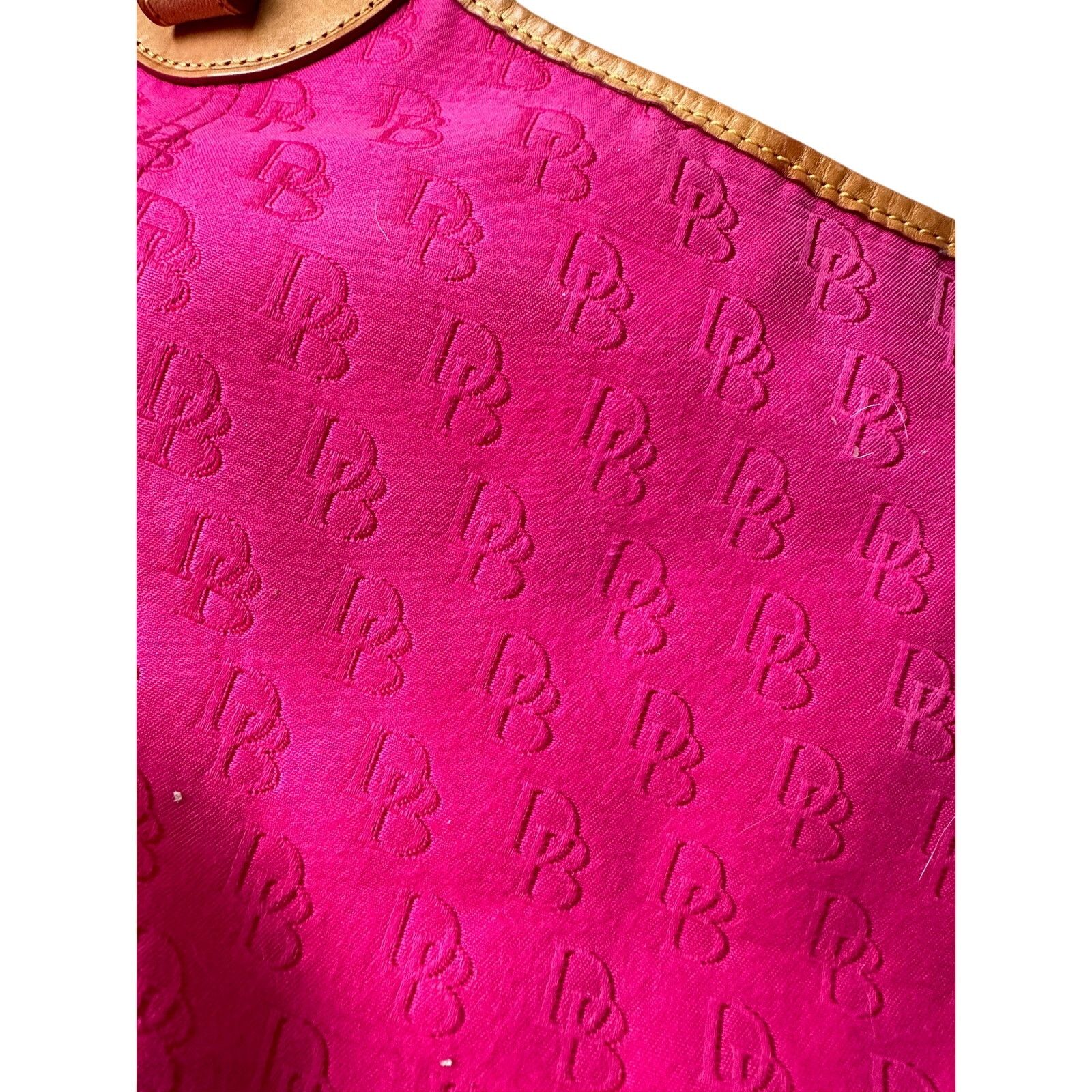 Dooney & Bourke Dooney & Bourke Oversize Deep Pink Hobo Bag Size ONE SIZE - 8 Thumbnail