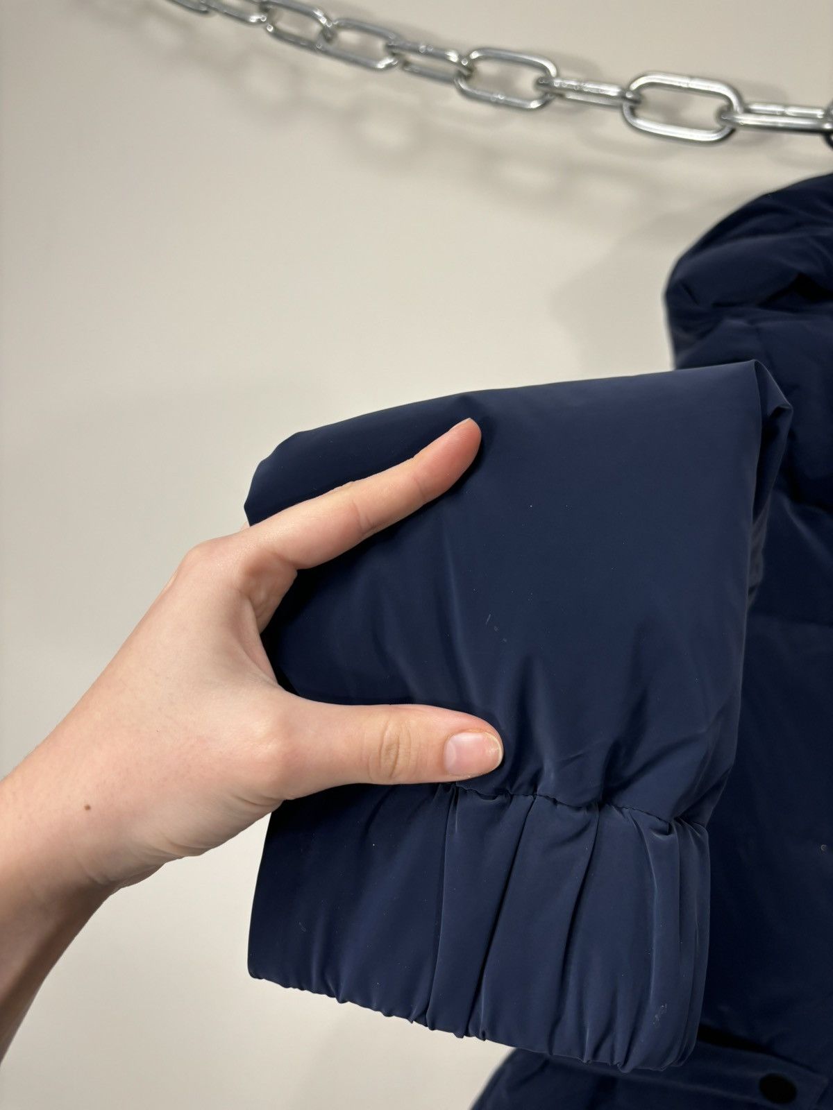 Cop Copine Cop Copine Women’s NWT Poutou Blue Hooded Down Puffer Jacket Size M / US 6-8 / IT 42-44 - 13 Thumbnail