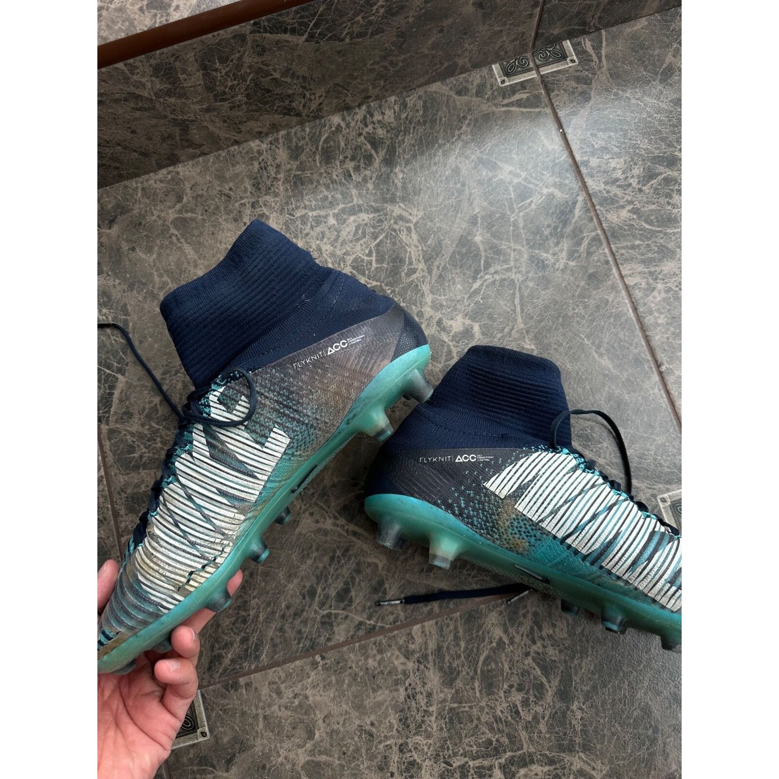 Nike Nike Mercurial Superfly AG-Pro Men’s Boots Cleats 831955-414 Size US 10 / EU 43 - 16 Thumbnail