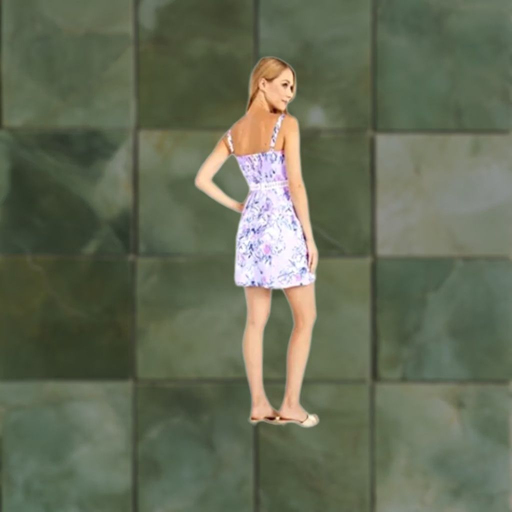 Lilly Pulitzer Lilly Pulitzer Devyn Floral Dress Lavender Size 2 Women Size XS / US 0-2 / IT 36-38 - 1 Thumbnail