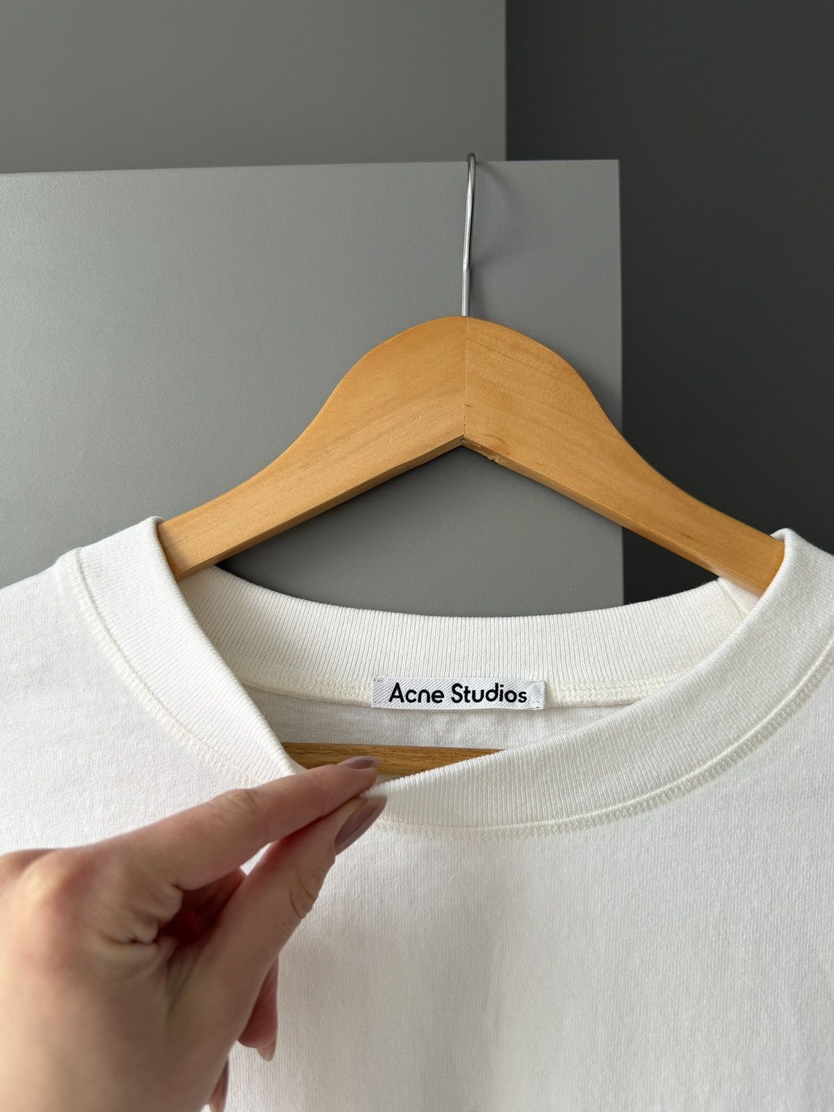 Acne Studios Acne Studios Logo Long-Sleeve T-Shirt Size US S / EU 44-46 / 1 - 2 Thumbnail