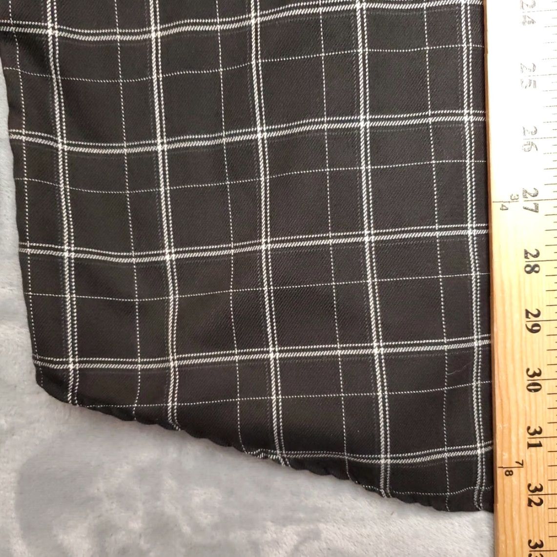 Dockers Dockers Shirt Mens XL Black Plaid Viscose Blend Long Sleeve Button Down Size US XL / EU 56 / 4 - 7 Thumbnail