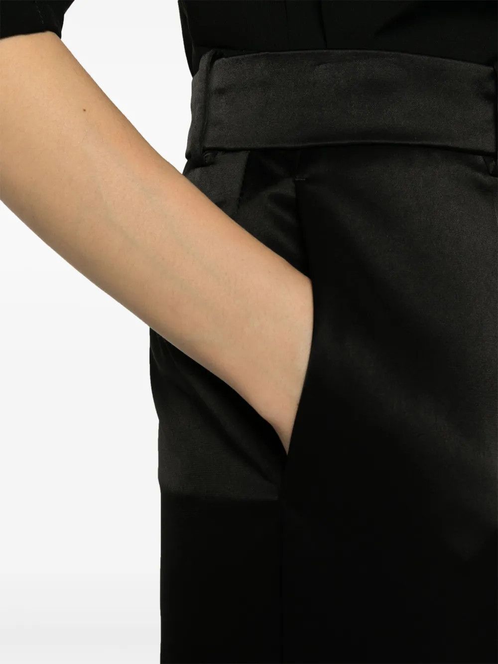 Lanvin o1y0326 Casual Pant in Black Size 27" / US 4 / IT 40 - 5 Thumbnail