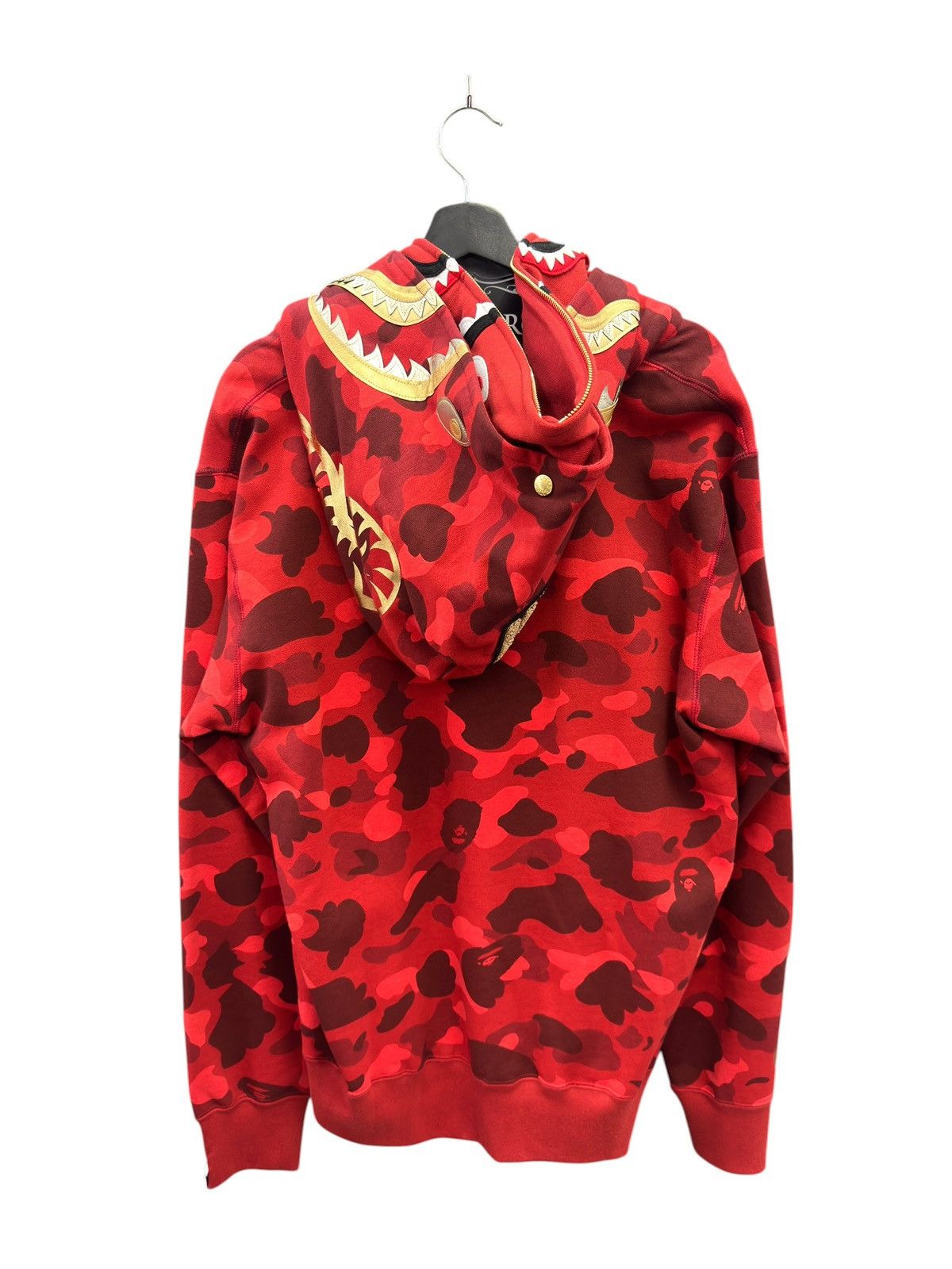 Bape Bape Shark Double Hood Zip Up Hoodie Size US XL / EU 56 / 4 - 1 Thumbnail