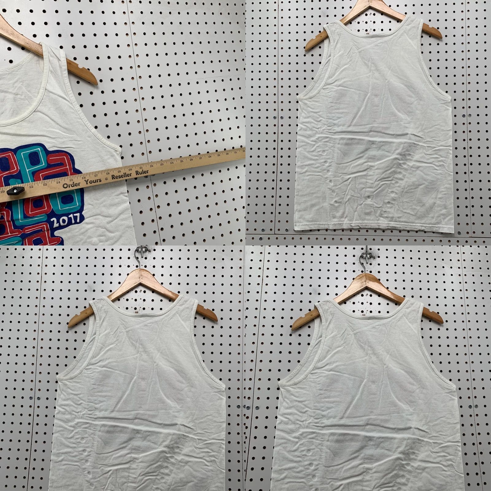 Gildan Dreams In Motion Lolapalooza Tank Shirt Mens M White 2017 Music Festival Sleeveless Size US M / EU 48-50 / 2 - 8 Thumbnail