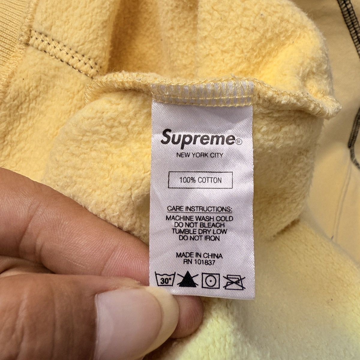 Supreme Supreme Contrast Embroidered hooded sweatshirt Size US XL / EU 56 / 4 - 6 Thumbnail