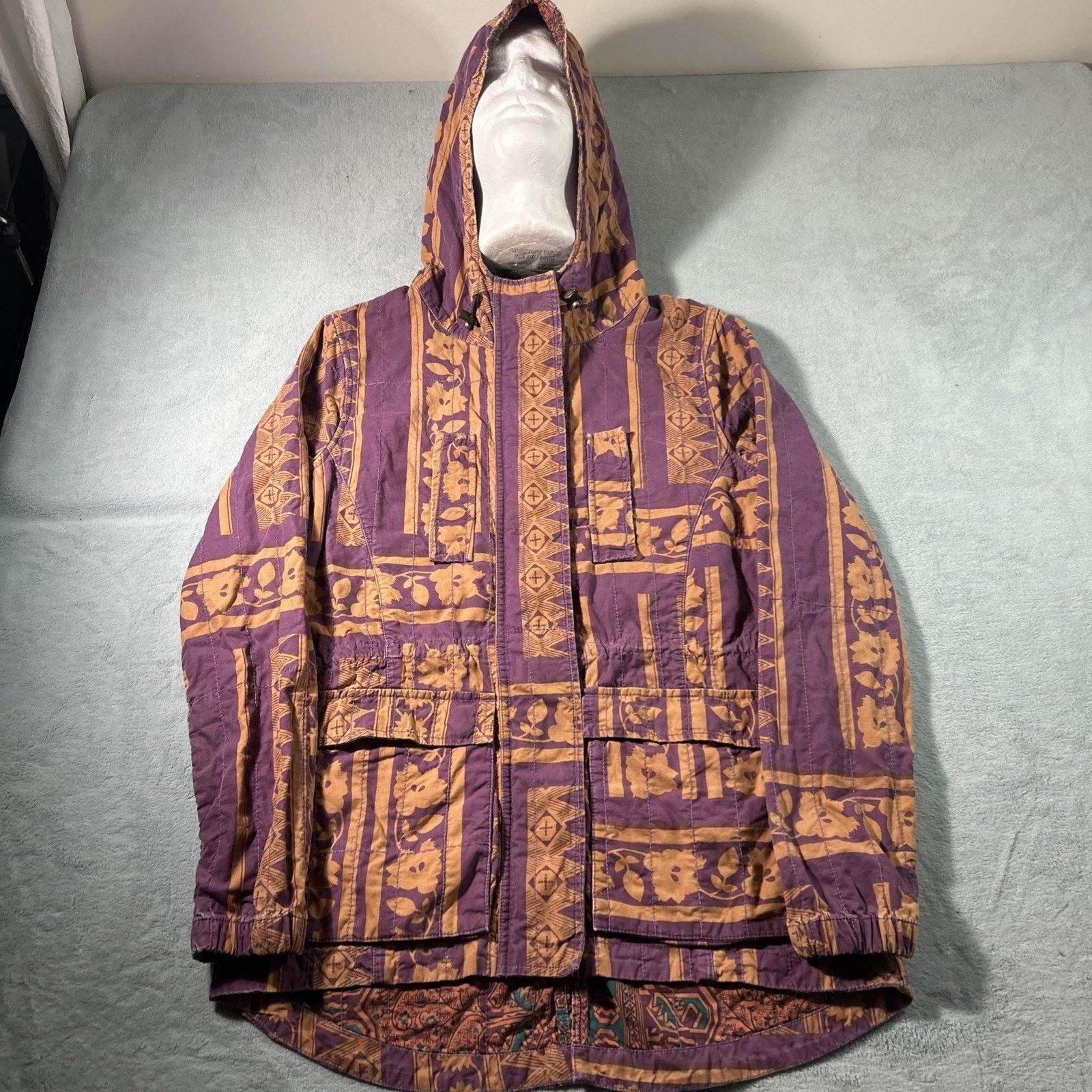 Gramicci Gramicci Retro Anorak Patchwork Jacket Hoodie Mens Small Size US S / EU 44-46 / 1 - 2 Thumbnail
