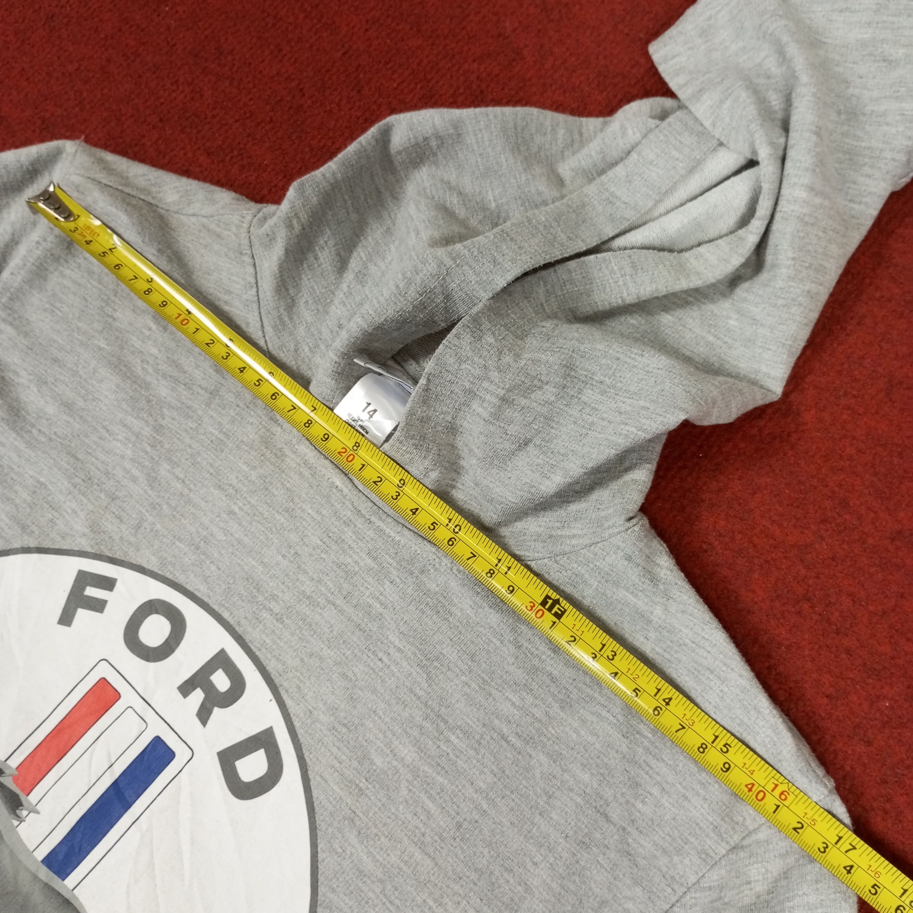 Ford × Vintage Ford Mustang Logo Design Hoodies Size US XS / EU 42 / 0 - 12 Thumbnail