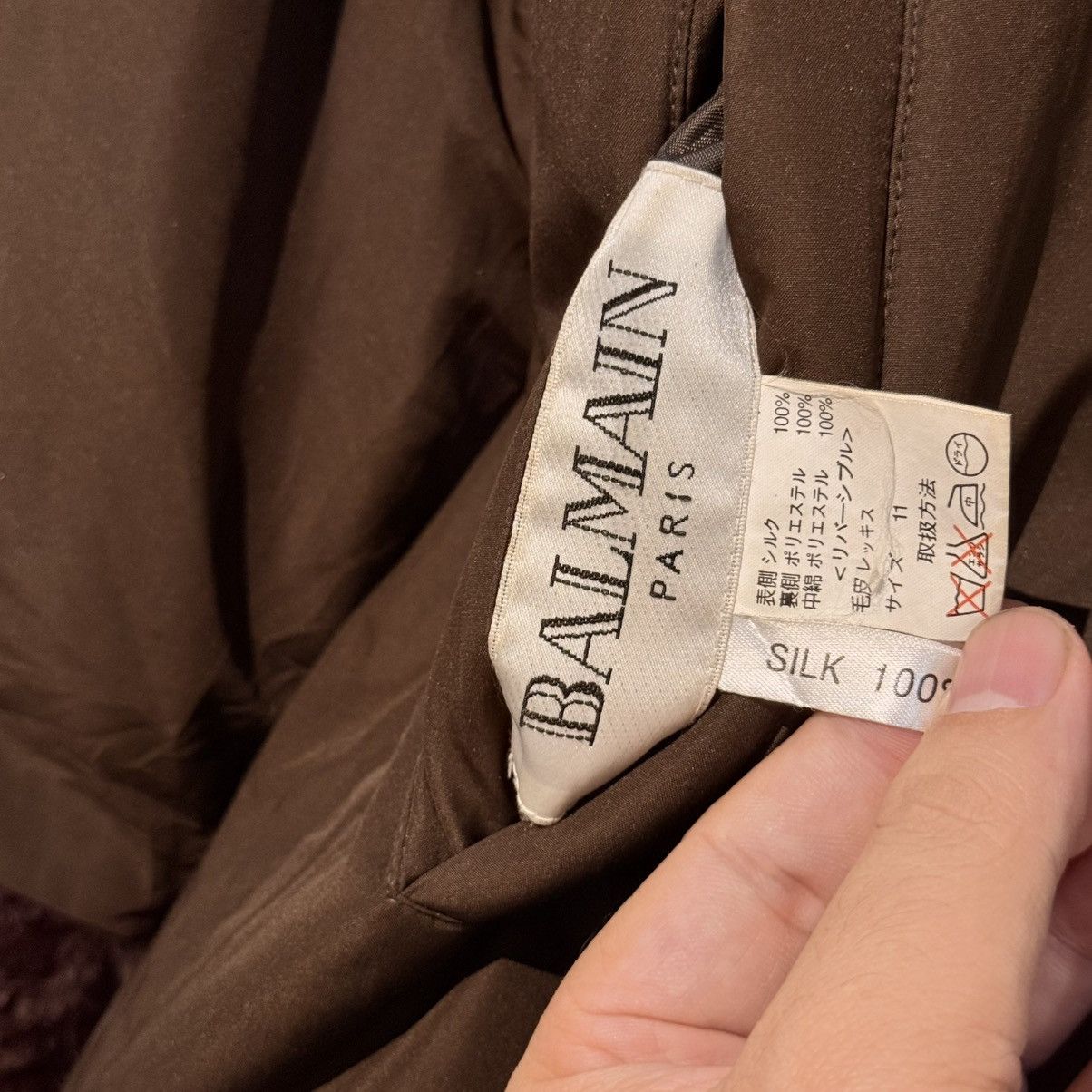 Balmain Vintage Balmain Paris Reversible Fur Rex Size US L / EU 52-54 / 3 - 8 Thumbnail