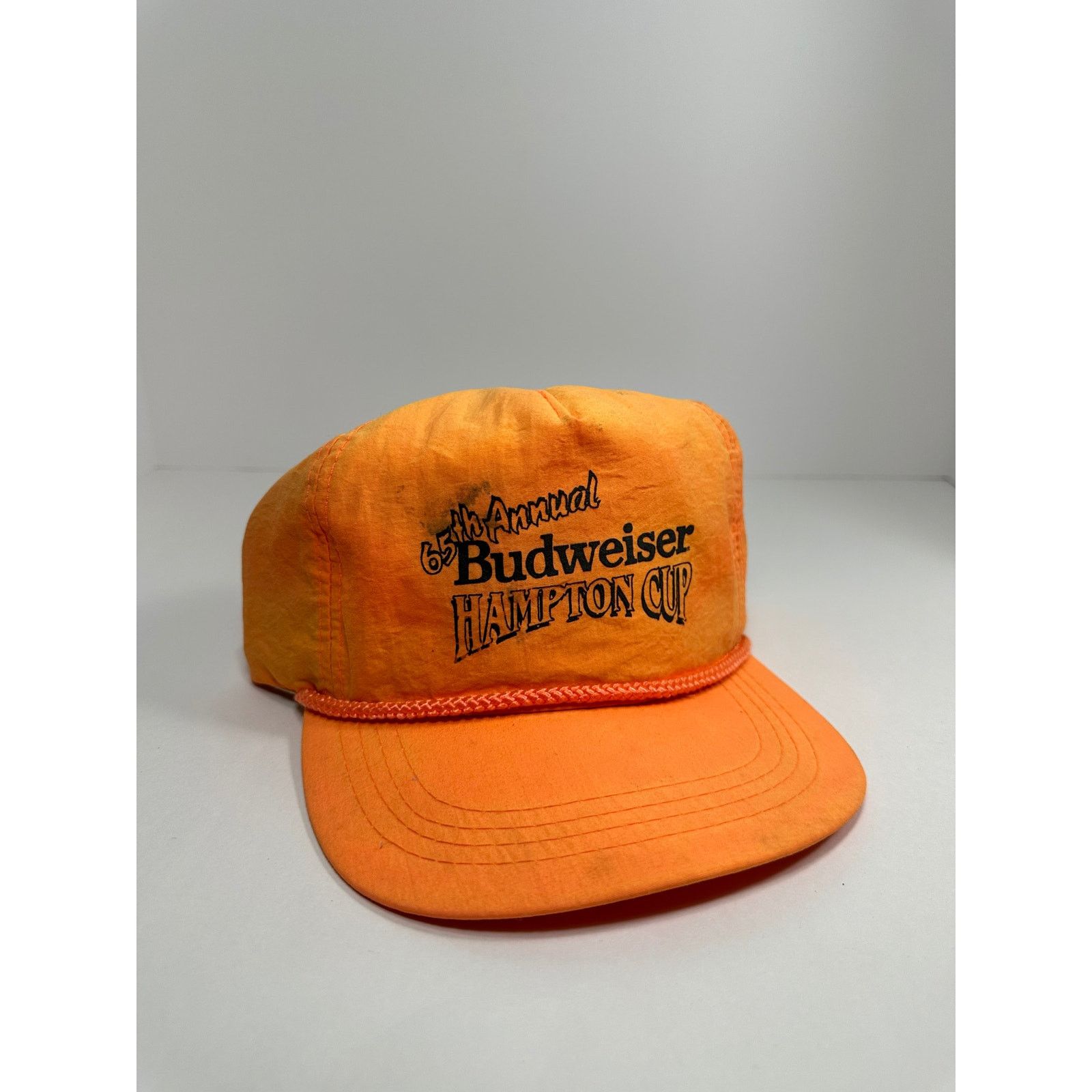 Budweiser × Vintage Vintage Budweiser Hampton Cup Powerboat Racing Snapback Hat Size ONE SIZE - 3 Thumbnail