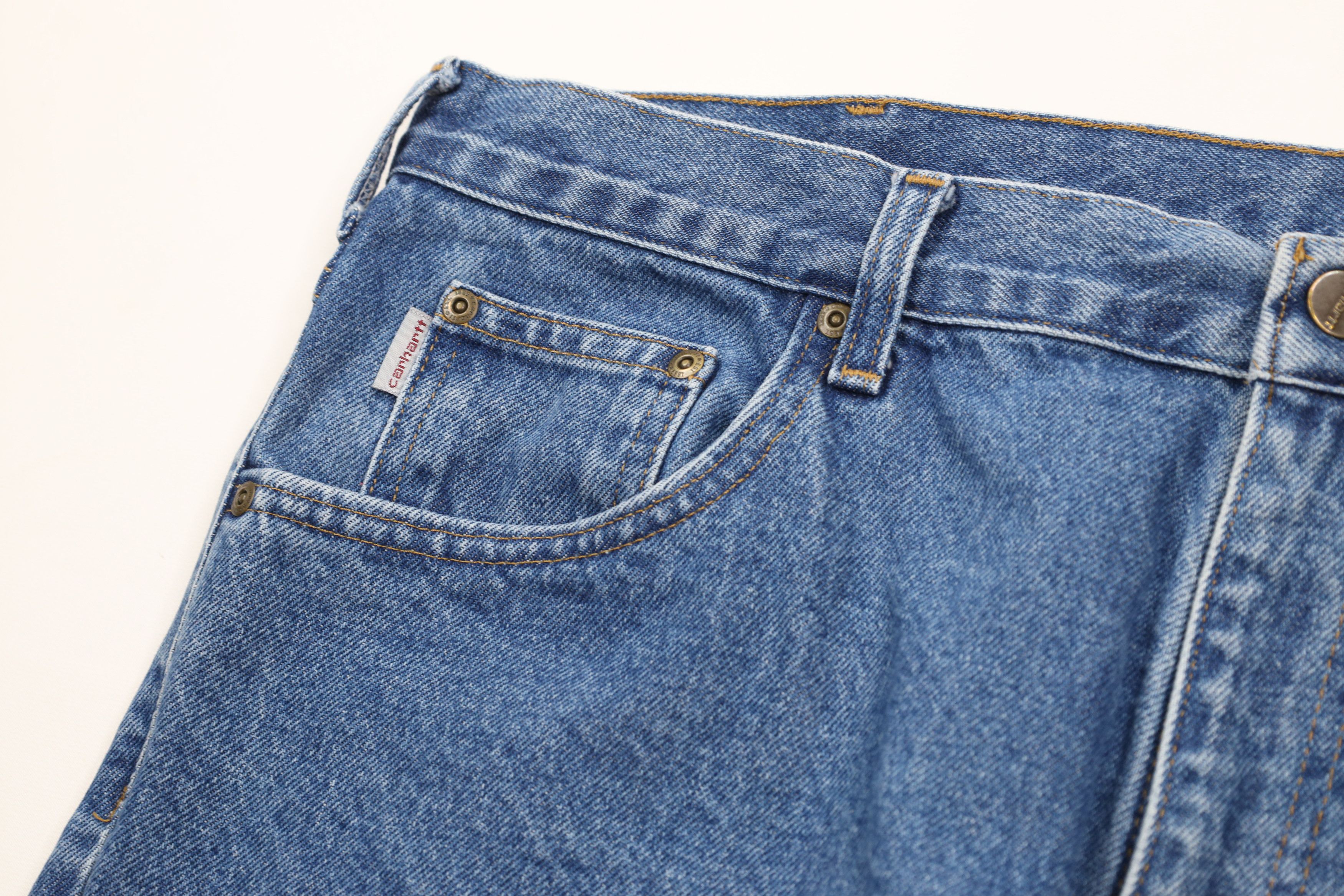 Carhartt × Vintage Vintage Carhartt Out Original Fit Denim Jeans Blue Cotton Size US 40 / EU 56 - 6 Thumbnail