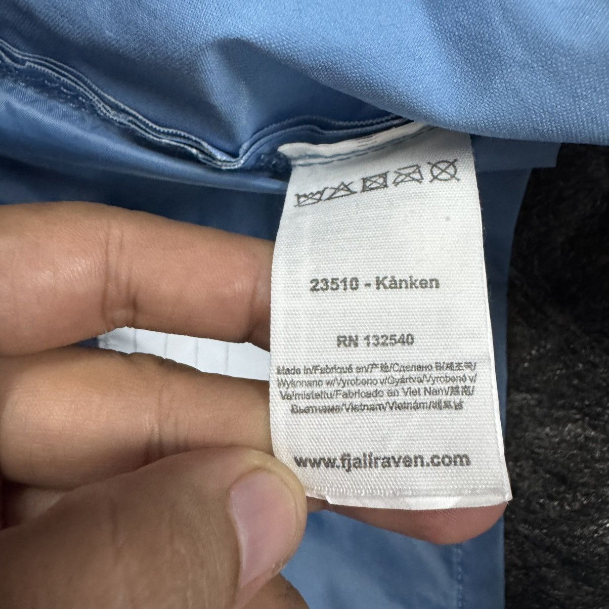 Fjallraven Kanken Unisex Baby Blue Backpack