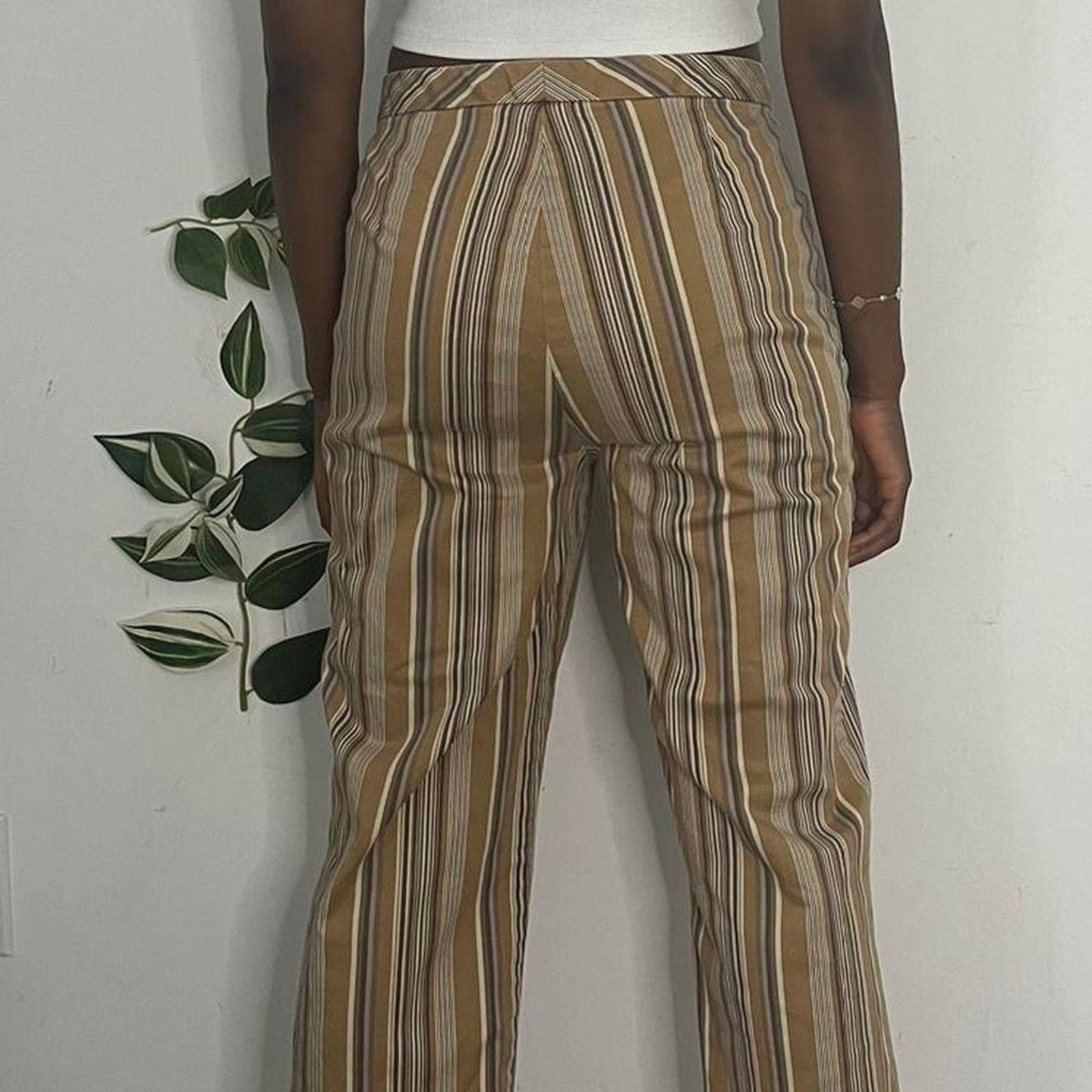 MAN-TLE Stripped capri pants size 8 Size 30" / US 8 / IT 44 - 4 Thumbnail