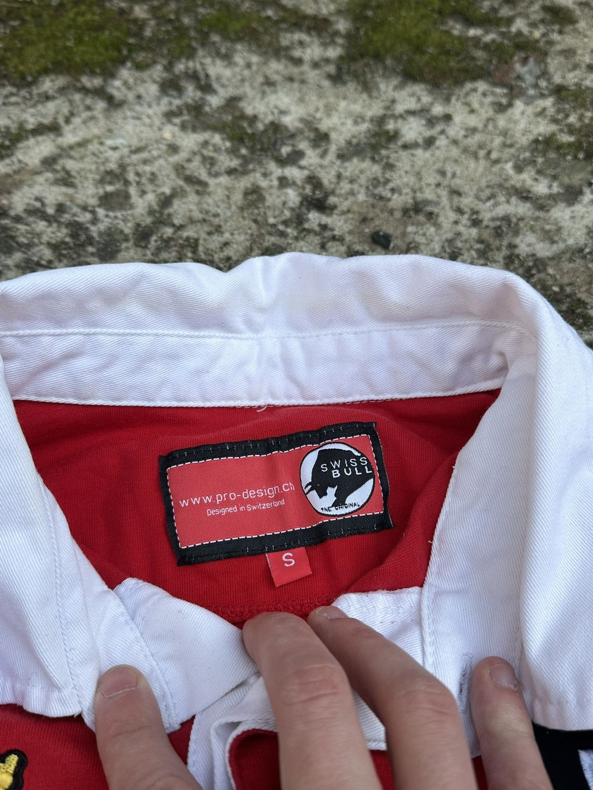 Rugby Ralph Lauren × Vintage Vintage Swiss Bull Switzerland Team Rugby Longsleeve #9 Rare Size US S / EU 44-46 / 1 - 6 Thumbnail