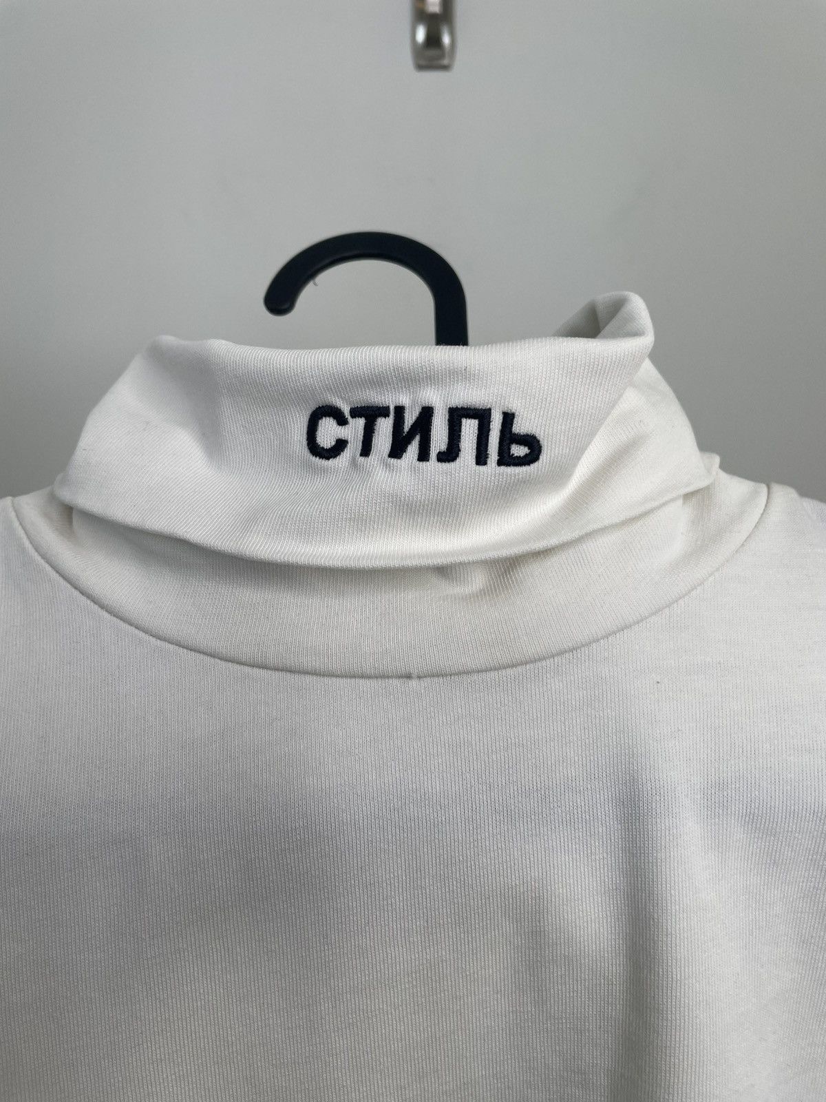 Heron Preston Heron Preston Longsleeve Turtleneck White Small Size US S / EU 44-46 / 1 - 3 Thumbnail